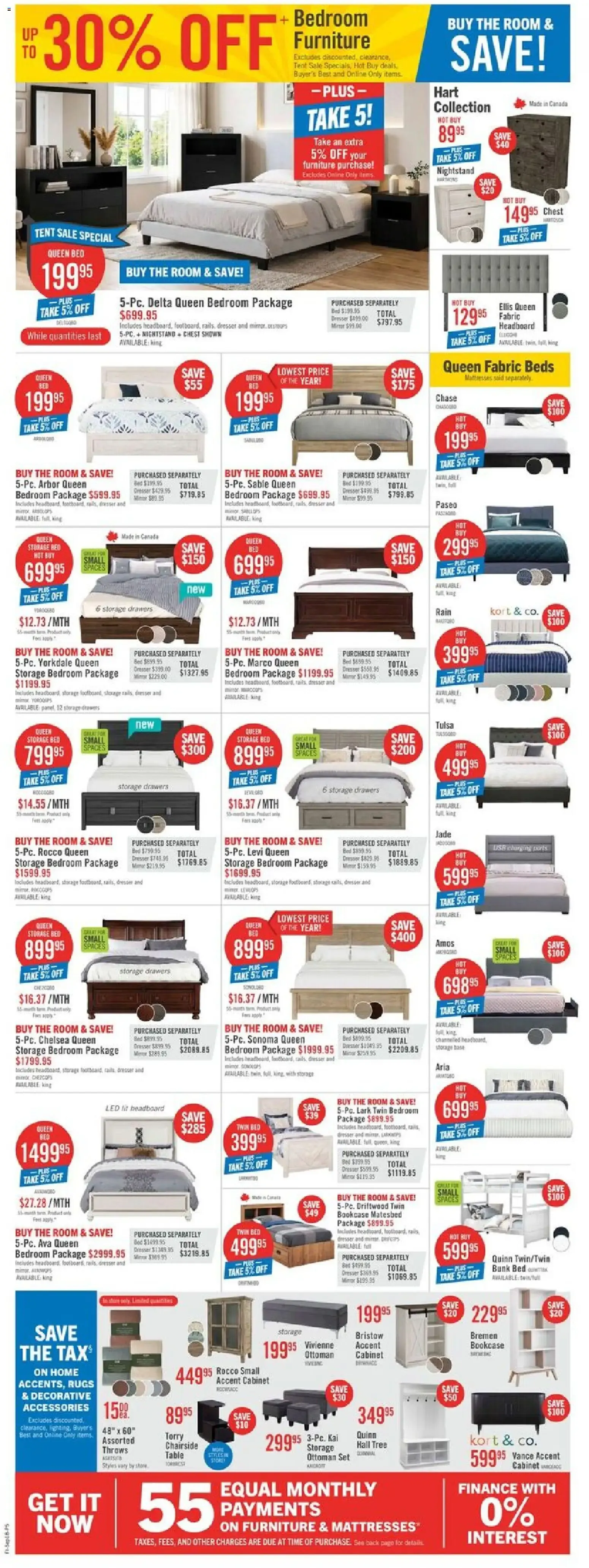 The Brick - Tent Sale Specials: Saving You More from September 18 to September 24 2026 - flyer page 11