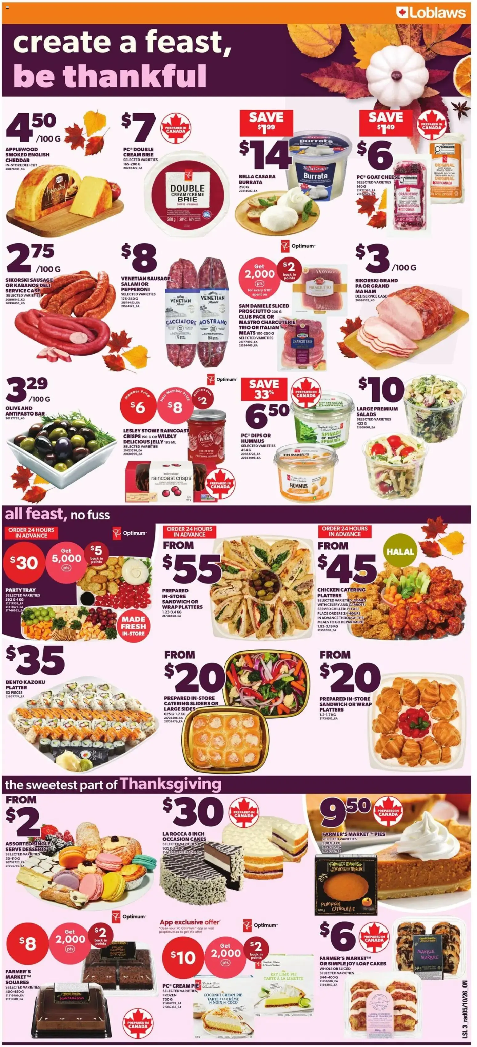 Loblaws weekly flyer / circulaire from Oct 8, 2026 > weekly specials & deals from October 8 to October 14 2026 - flyer page 4