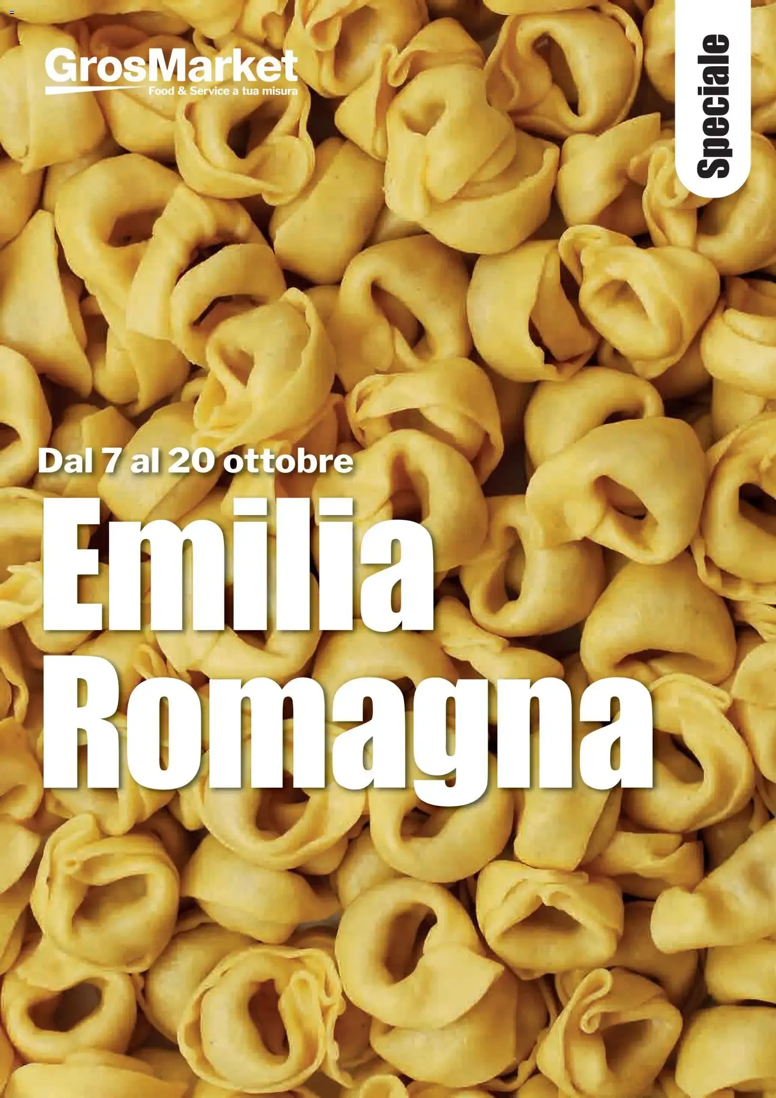 GrosMarket Speciale Emilia Romagna da 7 ottobre a 20 ottobre di 2026 - Pagina del volantino 1