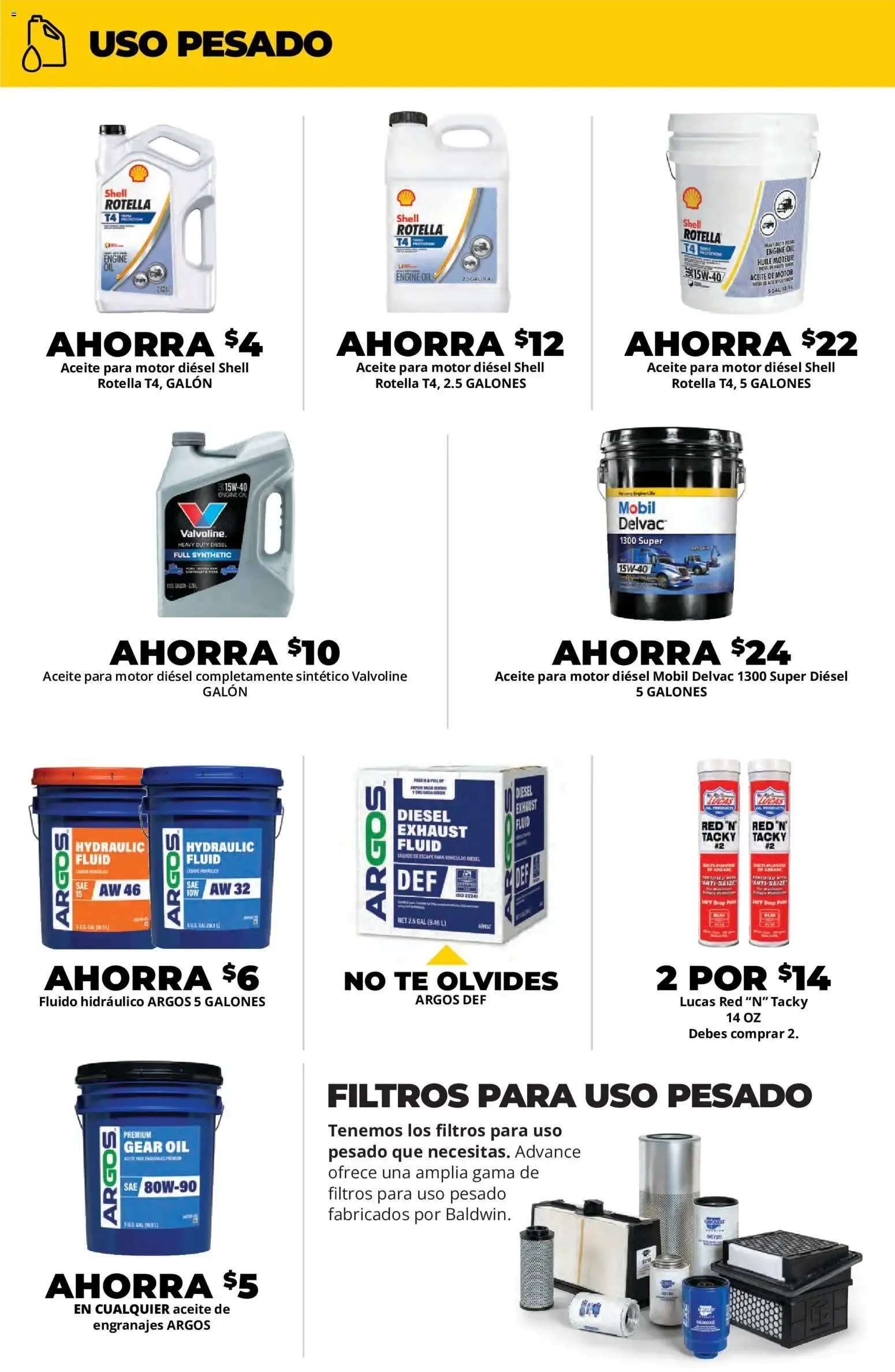 Weekly promotion Advance Auto Parts Weekly Ad from 08/16/2026 - Flyer spanning from August 16 to September 12 2026 - Page 2 for Catalogue 365