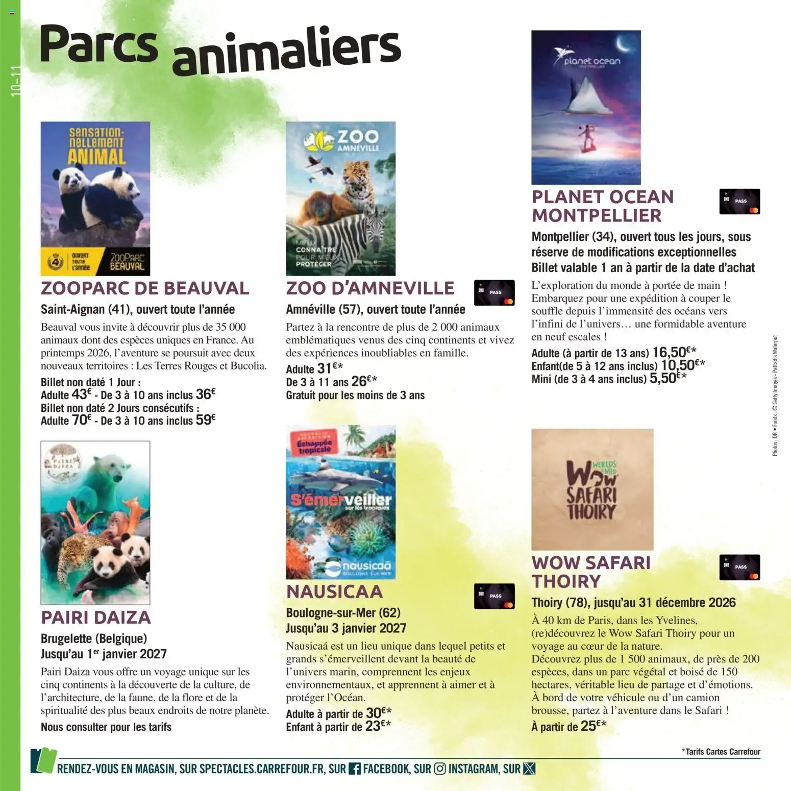Carrefour spectacles LE BOOK DE VOS SORTIES du 1 avril au 30 septembre 2026 - Catalogue page 10