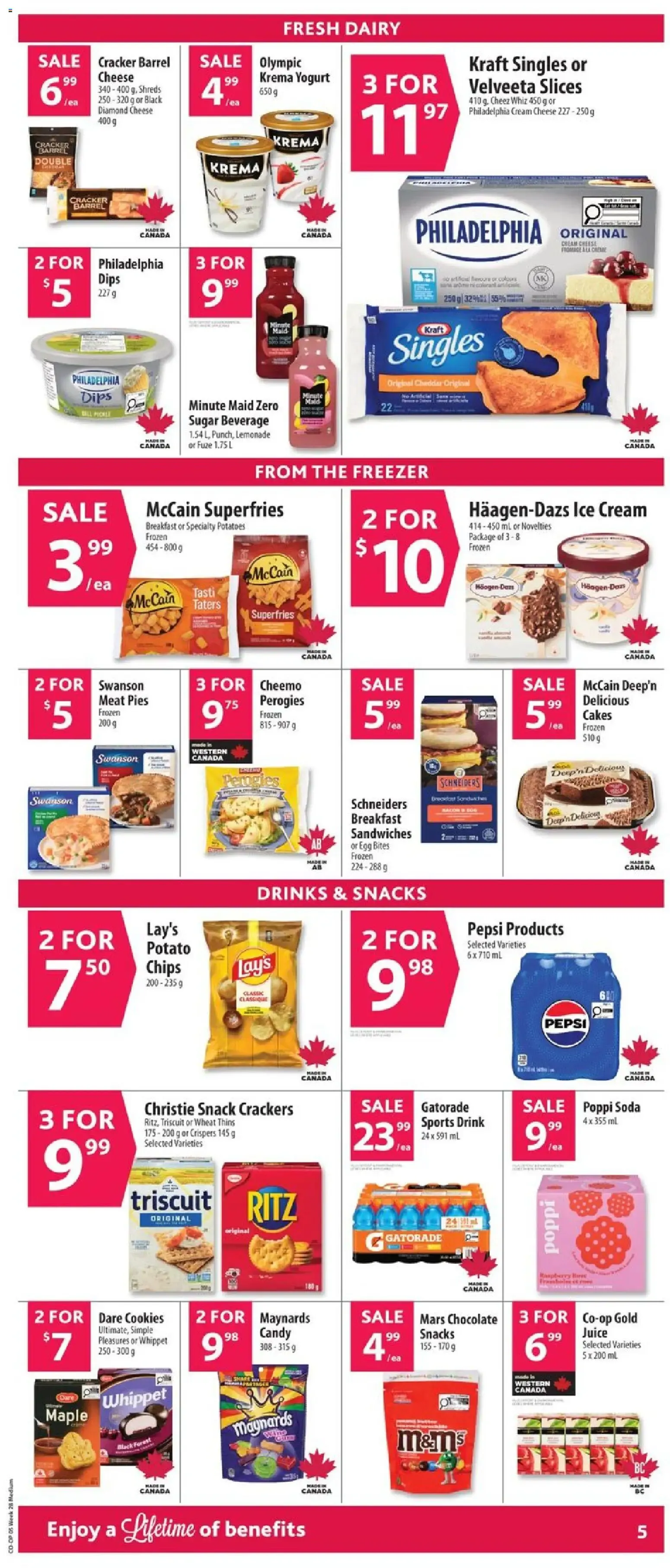 Co-op Food weekly flyer / circulaire from Jul 9, 2025 > weekly specials & deals from July 9 to July 15 2025 - flyer page 10
