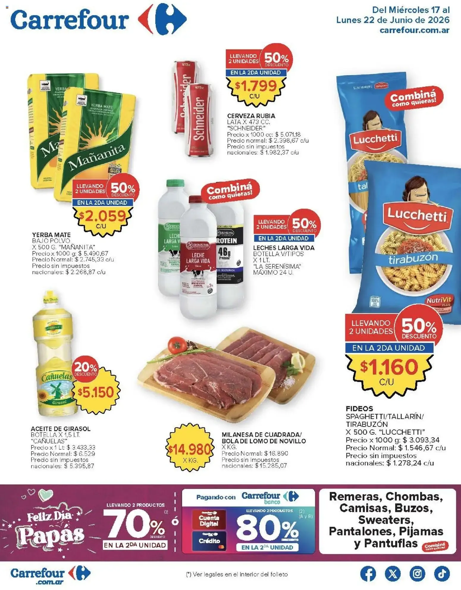 Ofertas de Carrefour ofertas || del 17/06/2026 - 22/06/2026 || Promociones 17 de junio al 22 de junio 2026 - Página 2 del catálogo