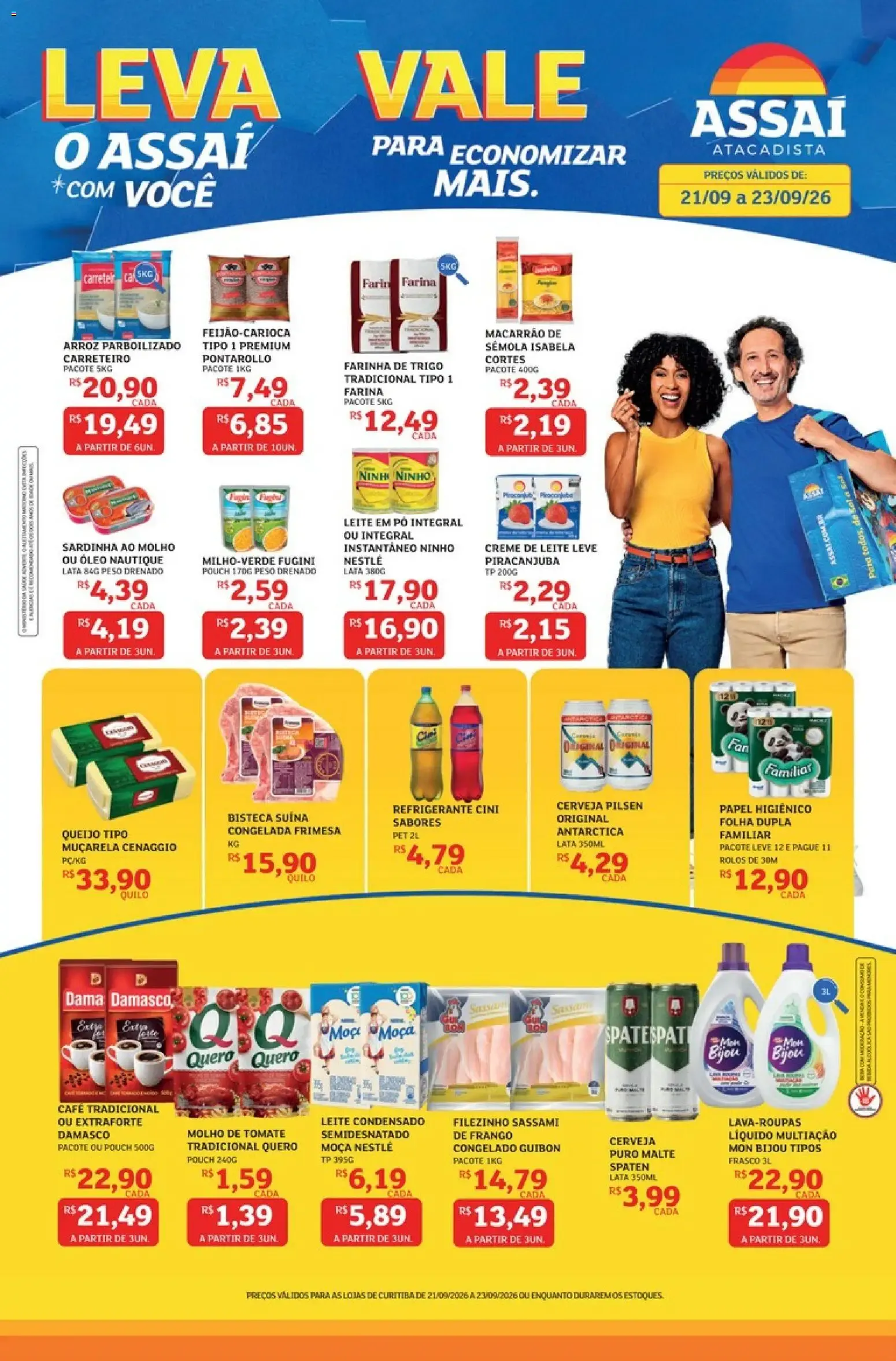Encarte de Assaí Atacadista ofertas - PR de 21/09/2026 | Promoções Online 21 de setembro até 23 de setembro 2026 - Pagina 1
