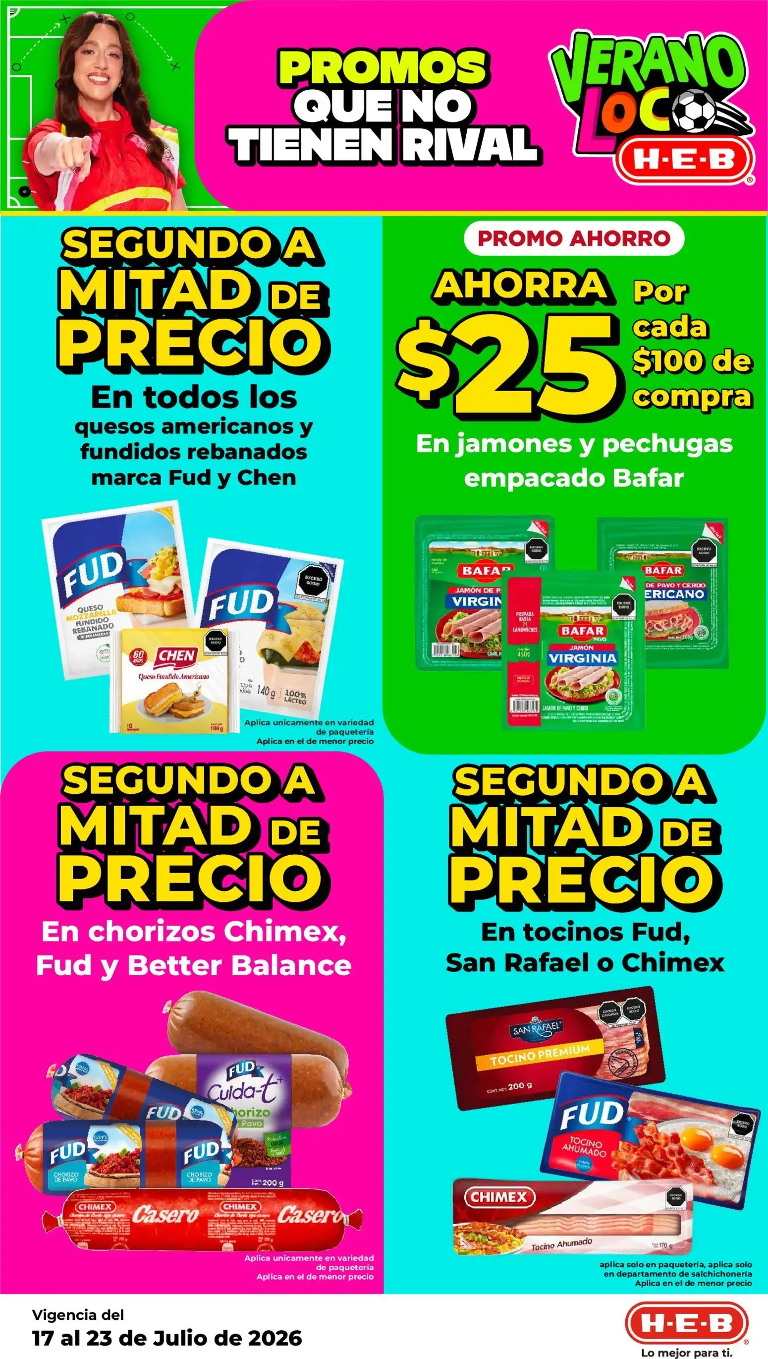 Catálogo de H-E-B: Las Promos Más Locas Entran a la Cancha - Verano Loco 17 de julio al 23 de julio 2026 - Pagina 17