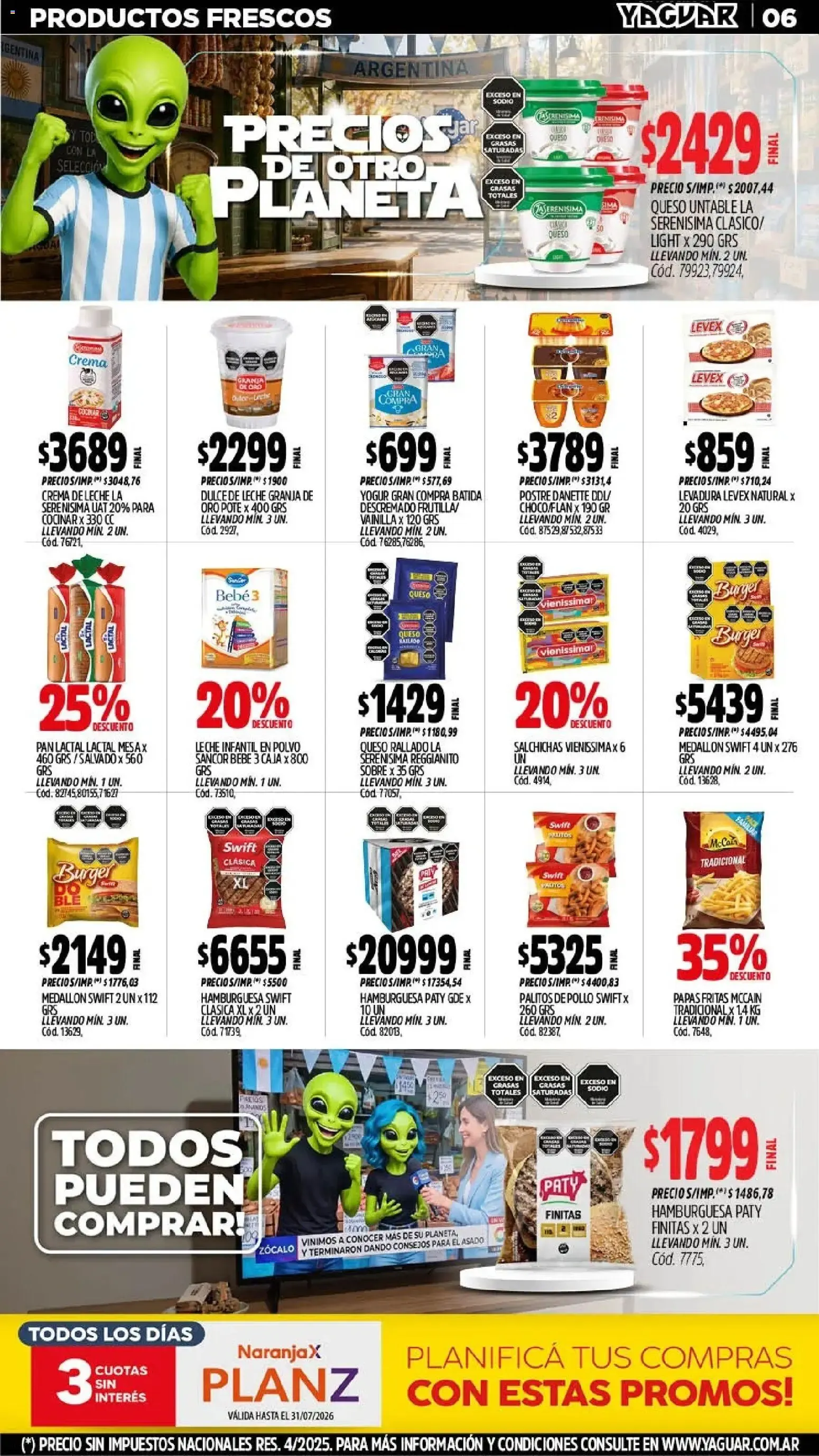 Ofertas de Yaguar - Oferta Semanal Córdoba del 06/07/2026 - 12/07/2026 6 de julio al 12 de julio 2026 - Página 8 del catálogo