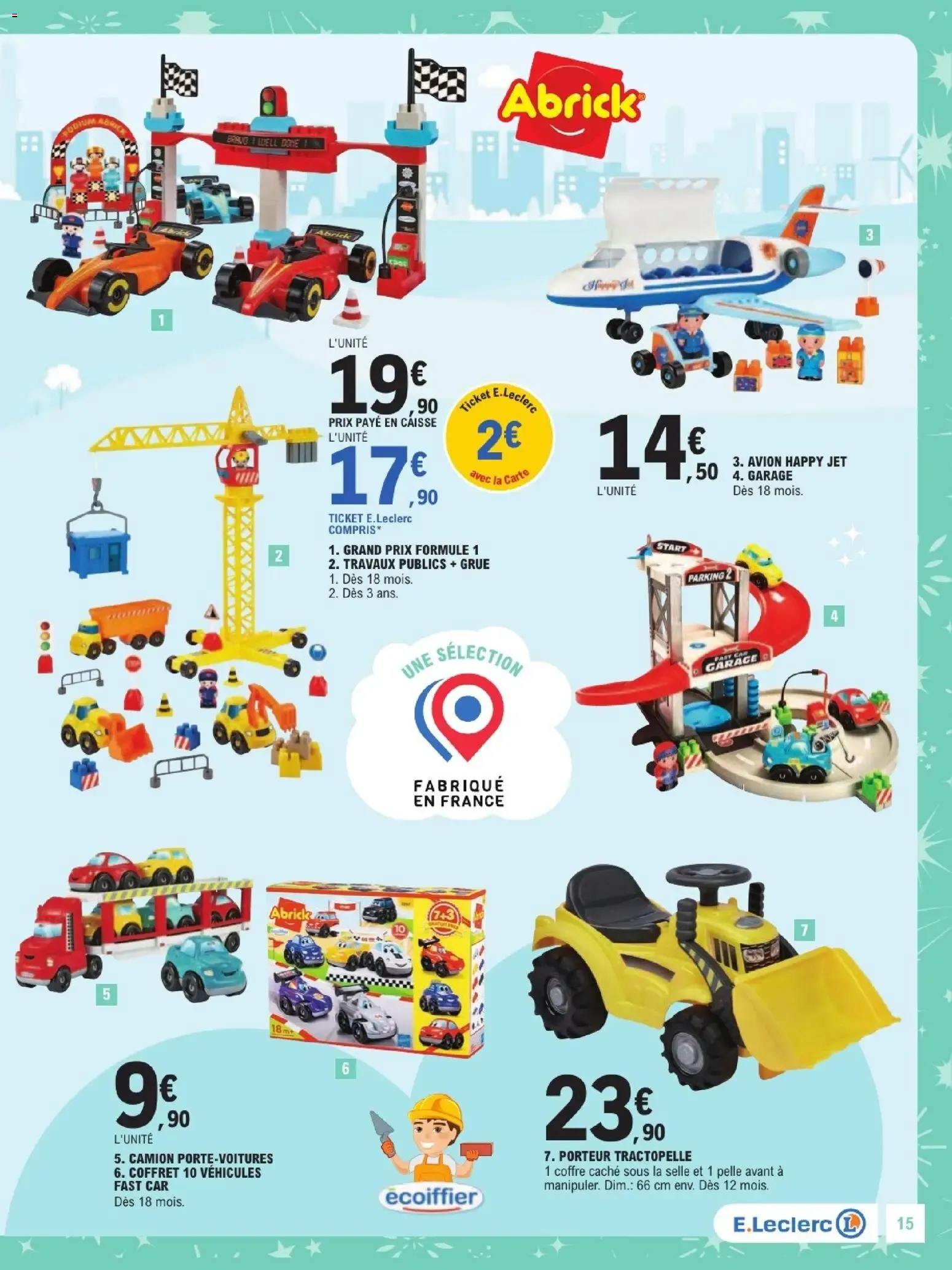 La Fabuleuse Fabrique des Jouets - E.Leclerc du 13 octobre au 5 décembre 2026 - Catalogue page 15