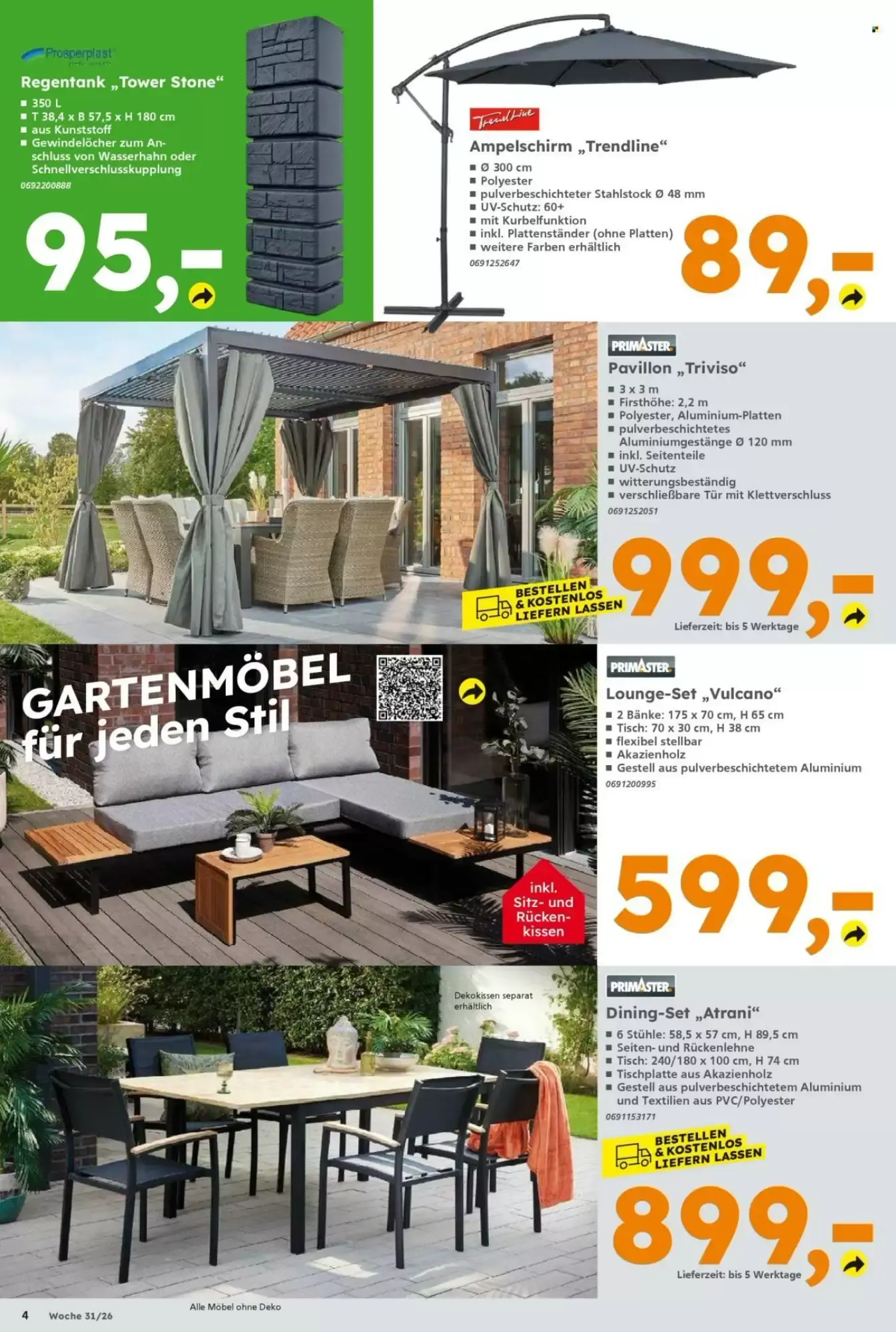 Globus Baumarkt Prospekt woche 31 von 27. Juli bis 1. August 2026 - Prospekt seite 4
