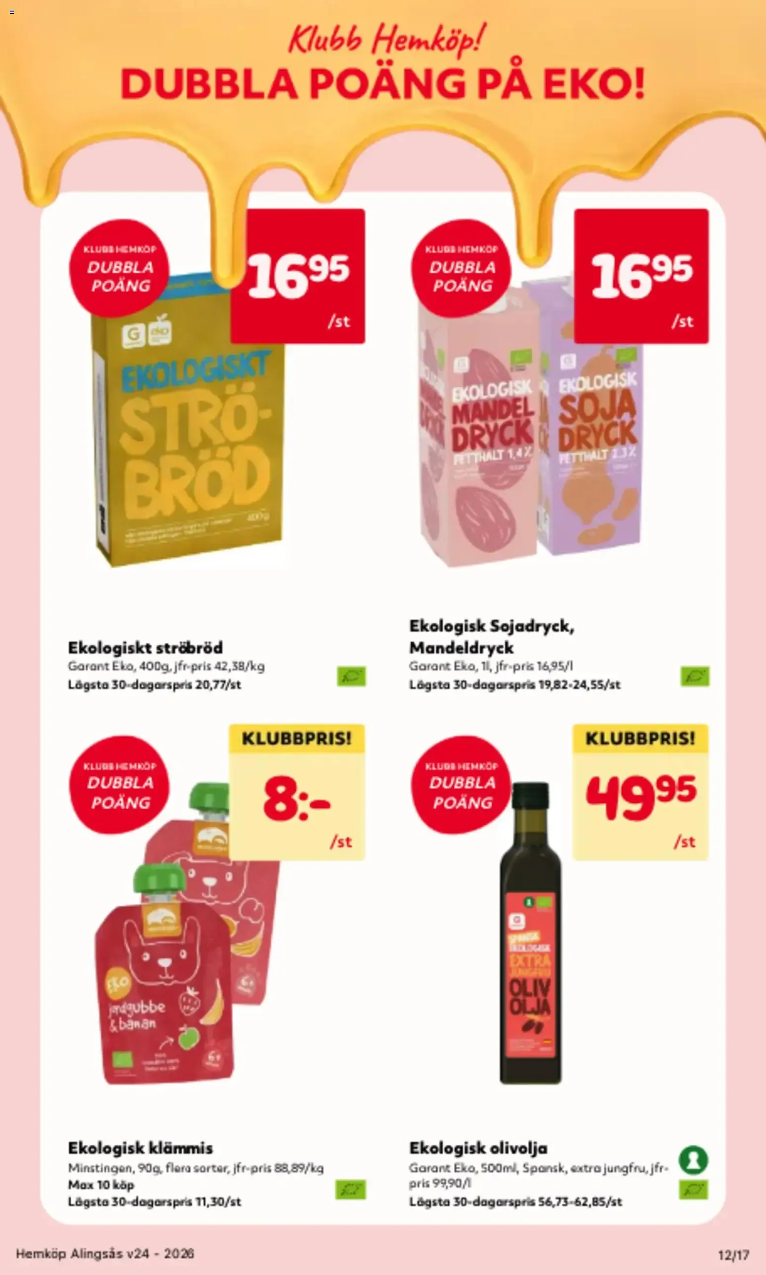 Hemköp VECKANS BÄSTA PRISER! från 8 juni till 14 juni 2026 - Reklamblad sidor 12
