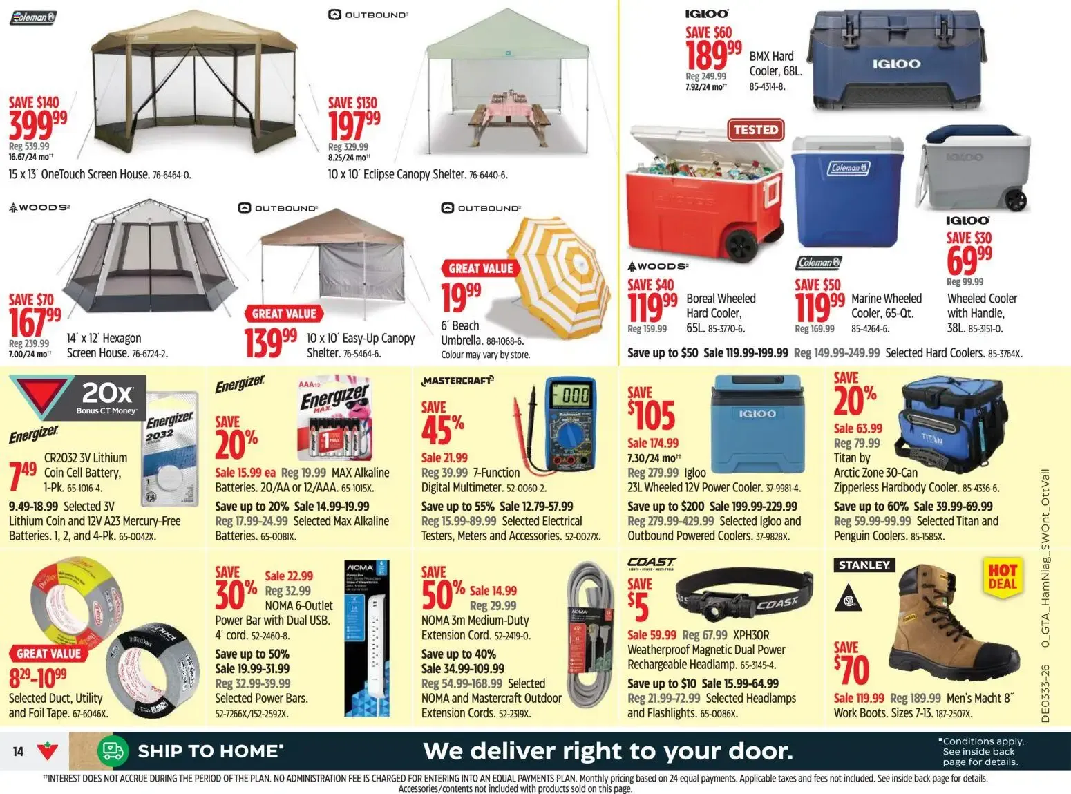 Canadian Tire - Canada's Store - Deals on Essentials from August 13 to August 20 2026 - flyer page 14