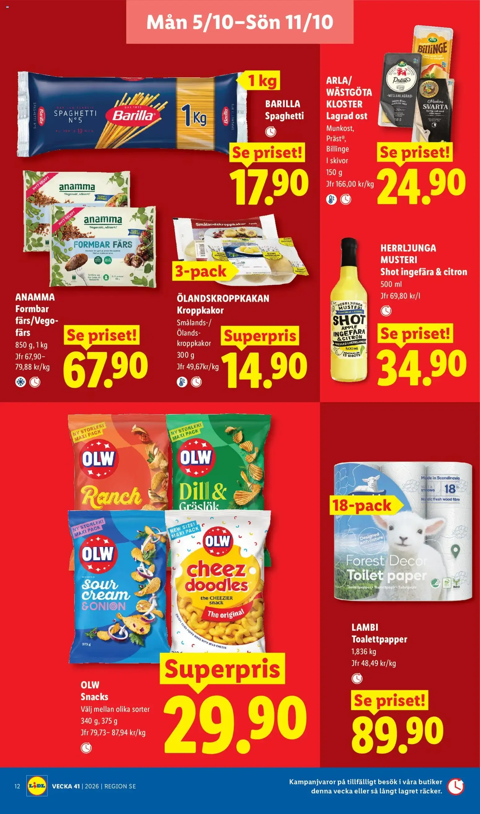 Lidl erbjudanden från 05/10/2026 - 11/10/2026 > Reklamblad nuvarande rabatter från 5 oktober till 11 oktober 2026 - Reklamblad sidor 16