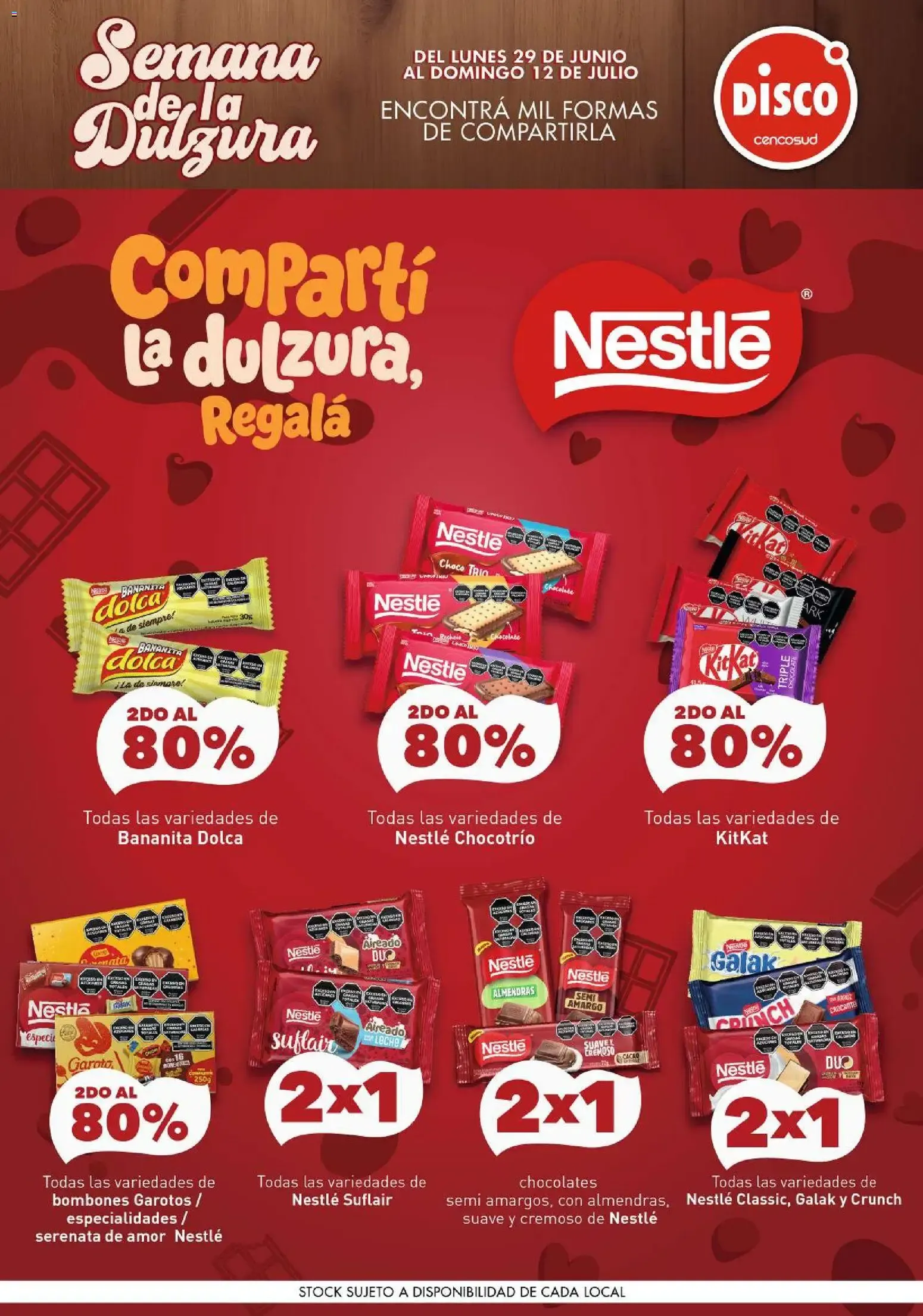 Ofertas de Disco - Folleto Semana De La Dulzura Disco del 29/06/2026 - 12/07/2026 29 de junio al 12 de julio 2026 - Página 2 del catálogo