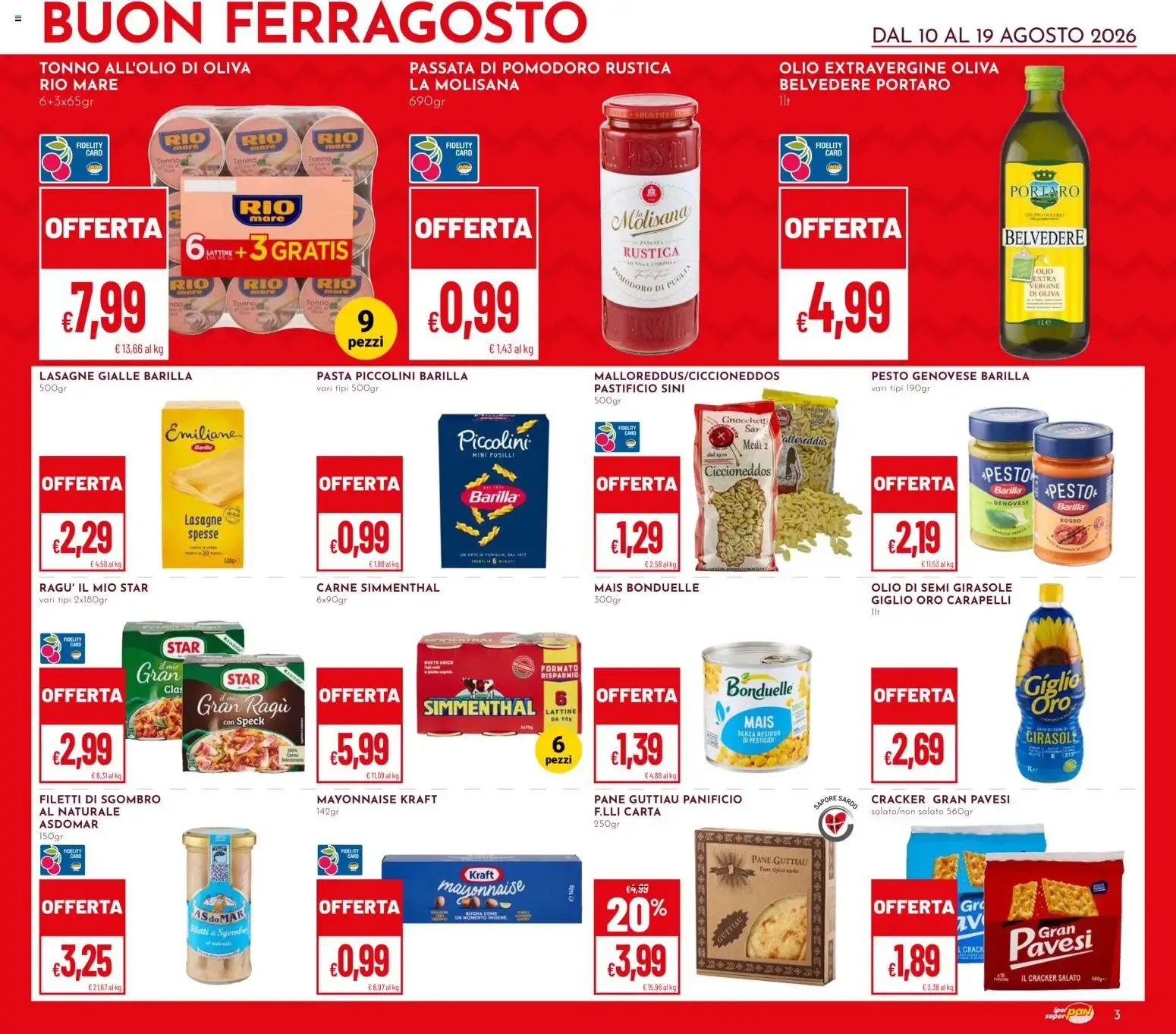 Offerte Buon Ferragosto Iper Pan & Super Pan da 10 agosto a 19 agosto di 2026 - Pagina del volantino 3
