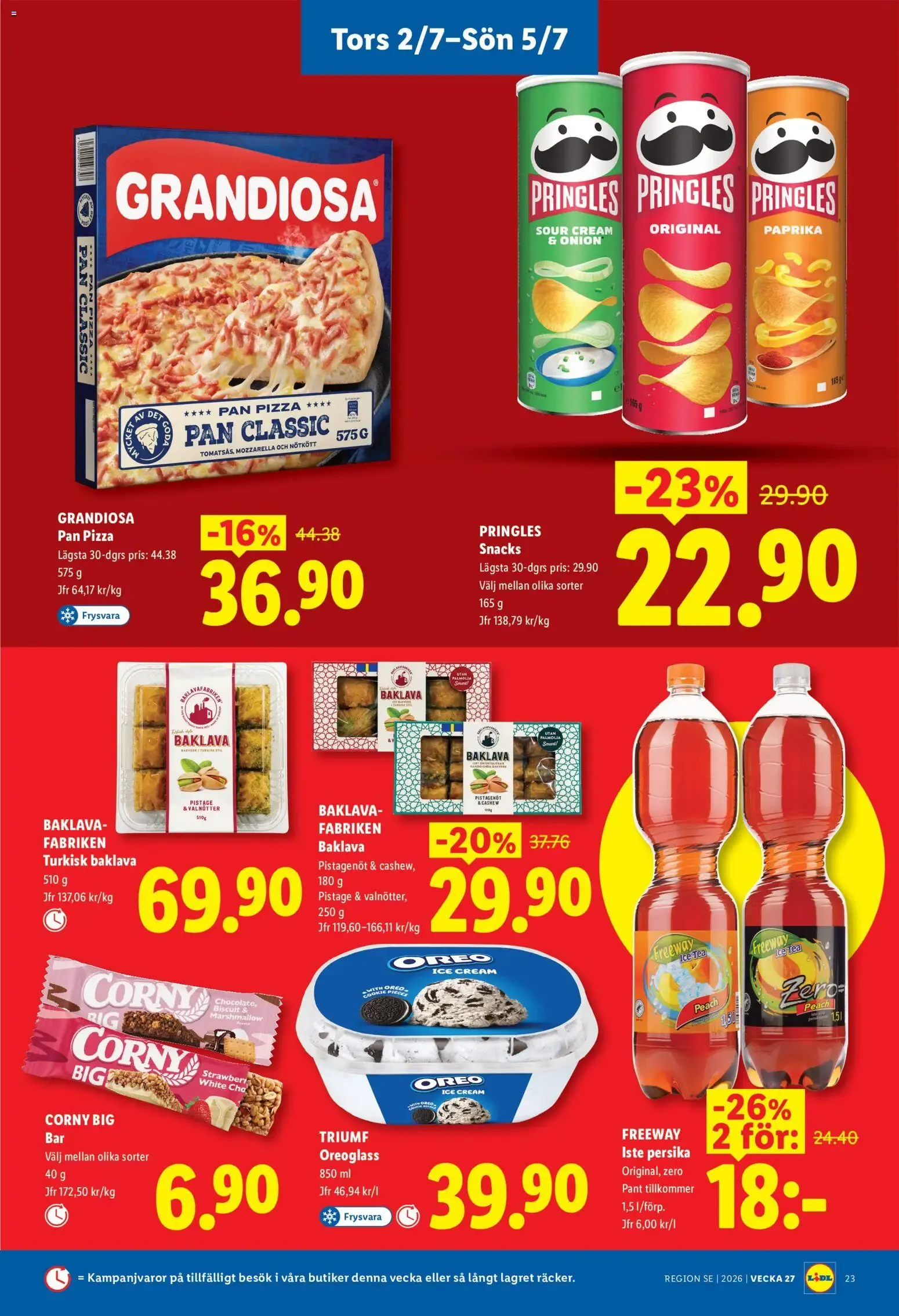 Lidl erbjudanden från 29/06/2026 - 05/07/2026 > Reklamblad nuvarande rabatter från 29 juni till 5 juli 2026 - Reklamblad sidor 27