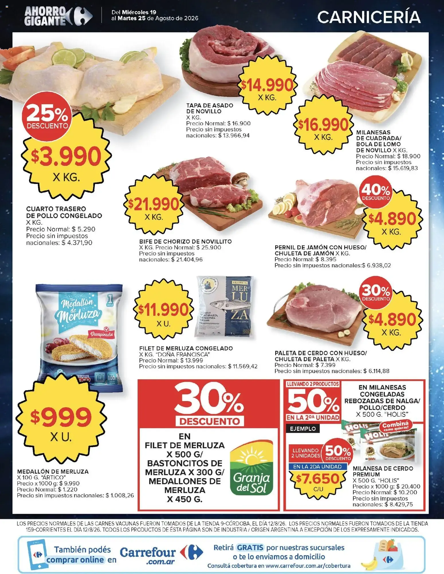 Ofertas de Carrefour Ahorro Gigante: Ofertas Hiper y Market 19 de agosto al 25 de agosto 2026 - Página 4 del catálogo