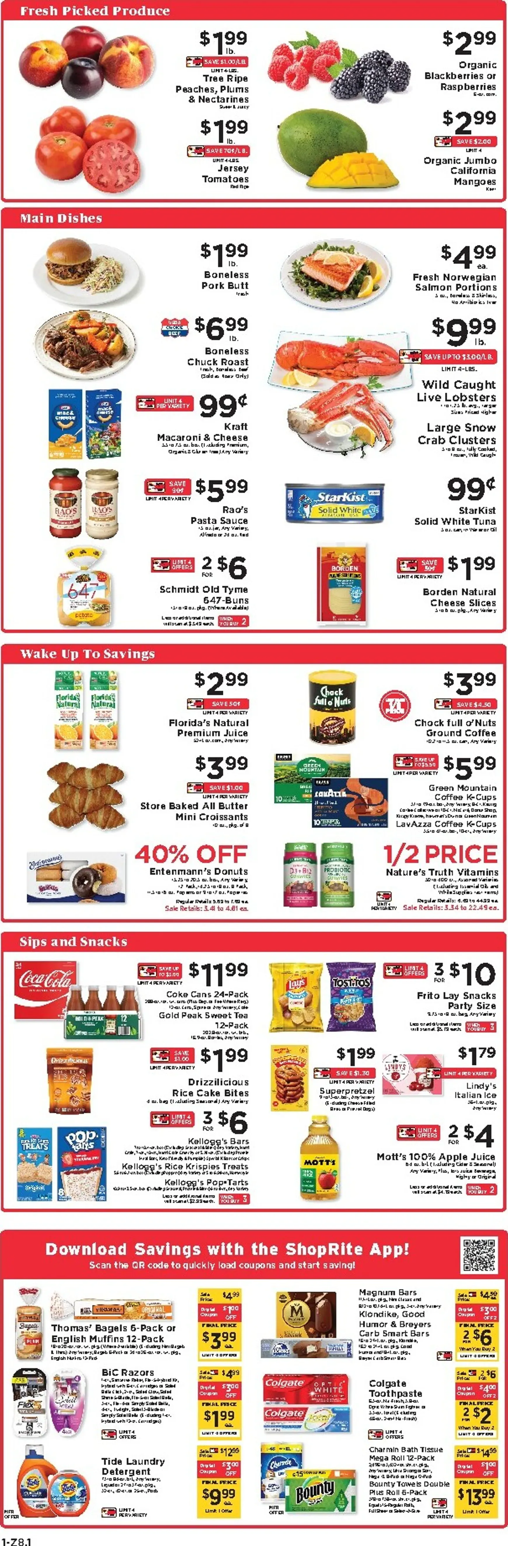Weekly promotion Current ShopRite leaflet valid from Friday 08/14/2026 to Thursday 08/20/2026 spanning from August 14 to August 20 2026 - Page 2 for Catalogue 365