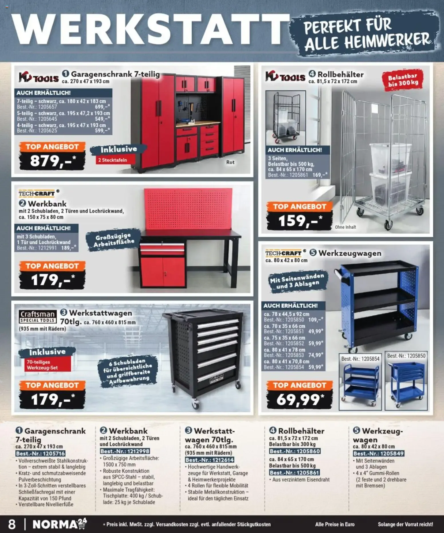 Norma Bestellmagazin September 2026 (ab 01.09.2026) zum blättern » Angebote von 1. September bis 30. September 2026 - Prospekt seite 8