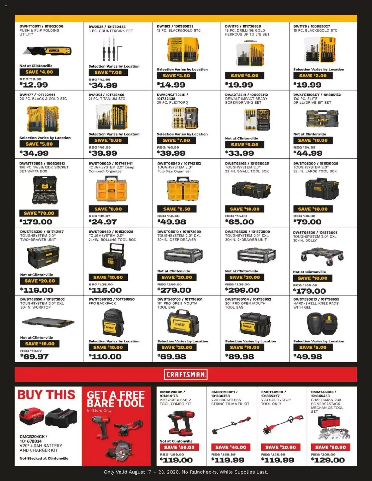 Weekly ad DeWalt Deal Days - Gana un Paquete de Herramientas from August 17 to August 23 2026 - Page 3