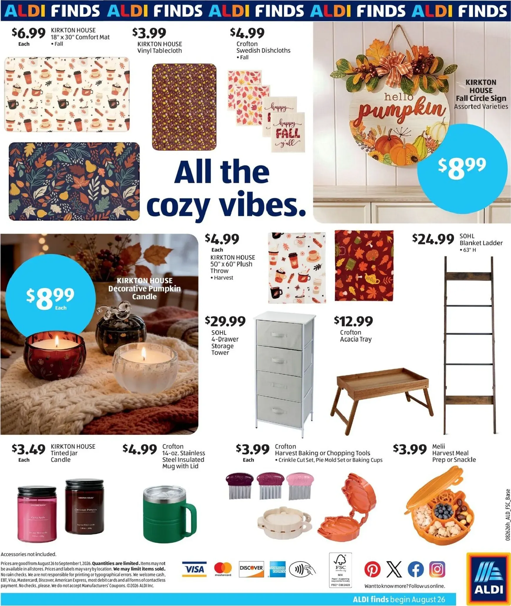 Weekly promotion ALDI - Sneak Peek flyer for next week from Wednesday 08/26/2026 to Tuesday 09/01/2026 spanning from August 26 to September 1 2026 - Page 2 for Catalogue 365