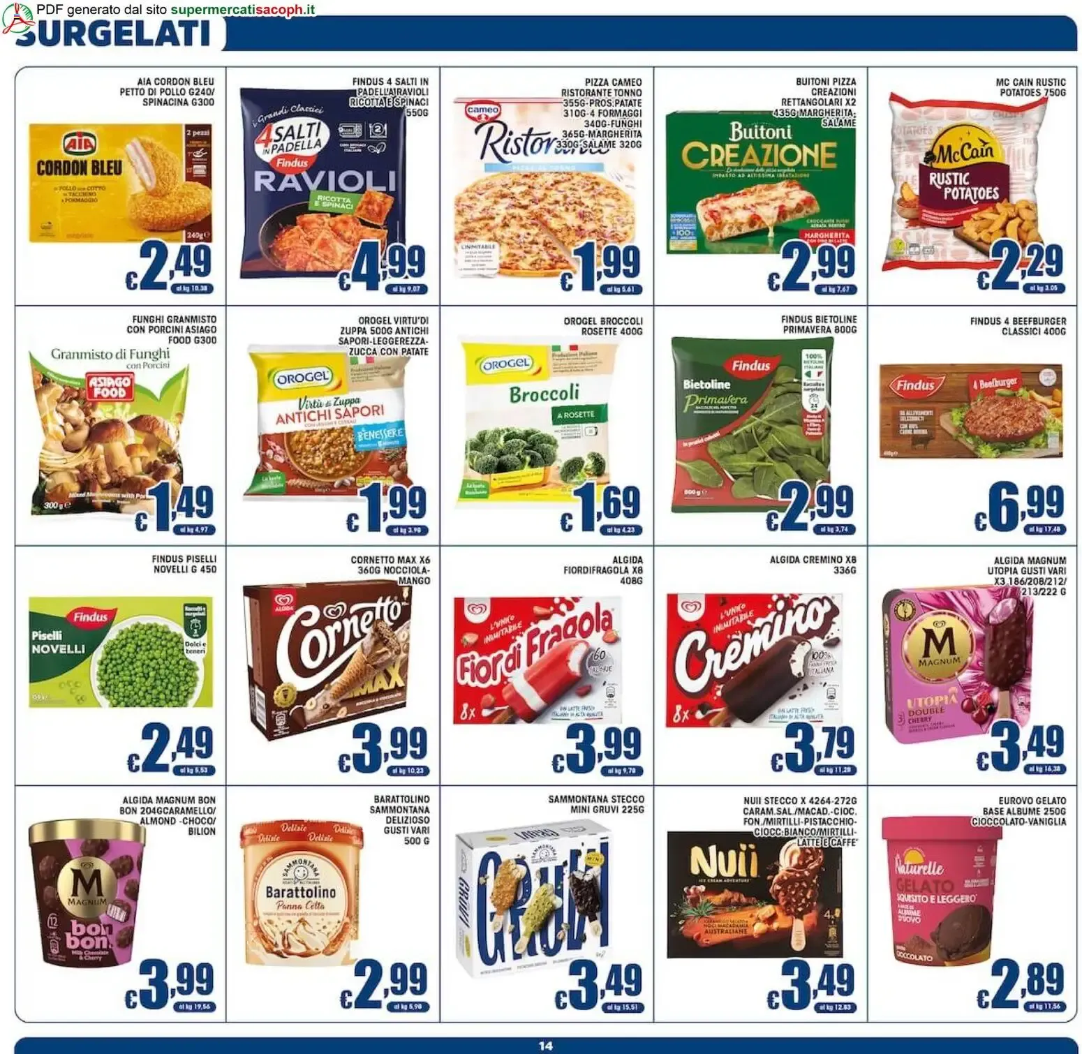 Sacoph volantino dal 02/10/2026 - online Offerte da 2 ottobre a 13 ottobre di 2026 - Pagina del volantino 14