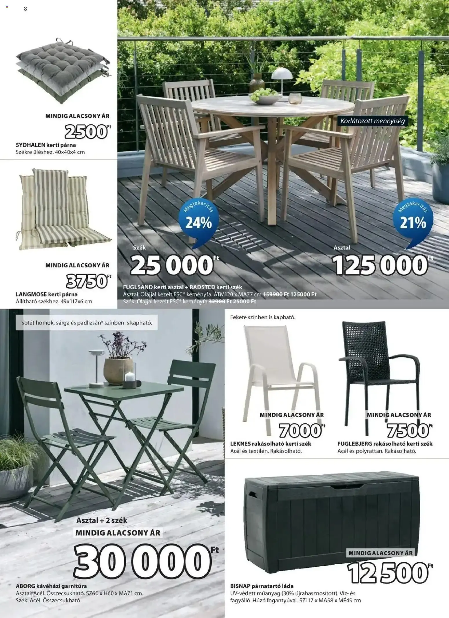 Katalógus JYSK aktuális akciós újság - 2026.06.03. -tól/töl > akció, lapozható szórólap 🛍️ június 3.-tól június 21.-ig 2026. - Oldal 8