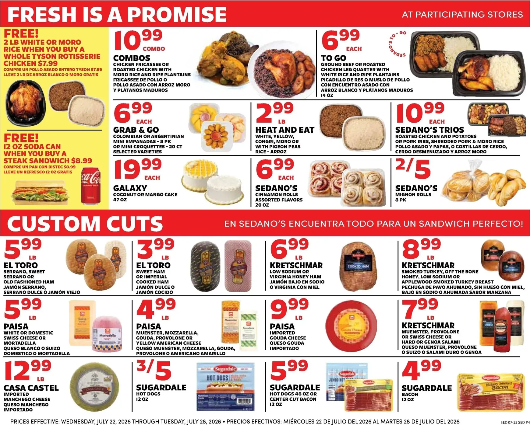 Weekly ad Current Sedano's leaflet valid from Wednesday 07/22/2026 to Tuesday 07/28/2026 from July 22 to July 28 2026 - Page 4