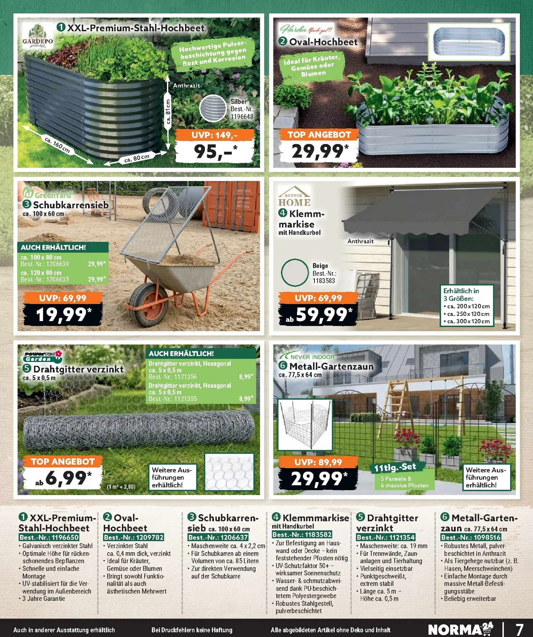 Norma - Bestellmagazin Prospekt – von Montag 01.06.2026 bis Dienstag 30.06.2026 von 1. Juni bis 30. Juni 2026 - Prospekt seite 7