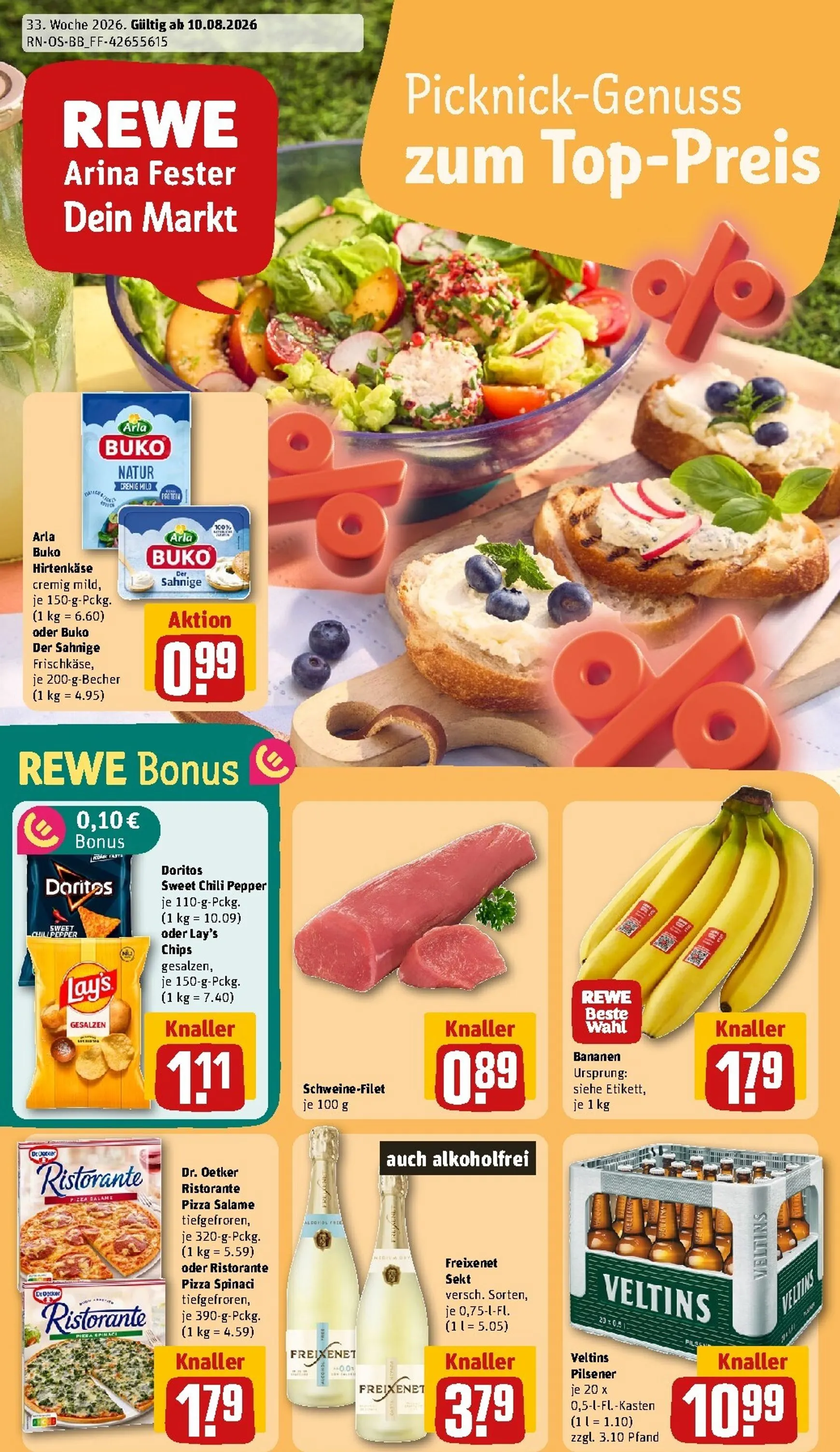 Picknick-Genuss zum Top-Preis