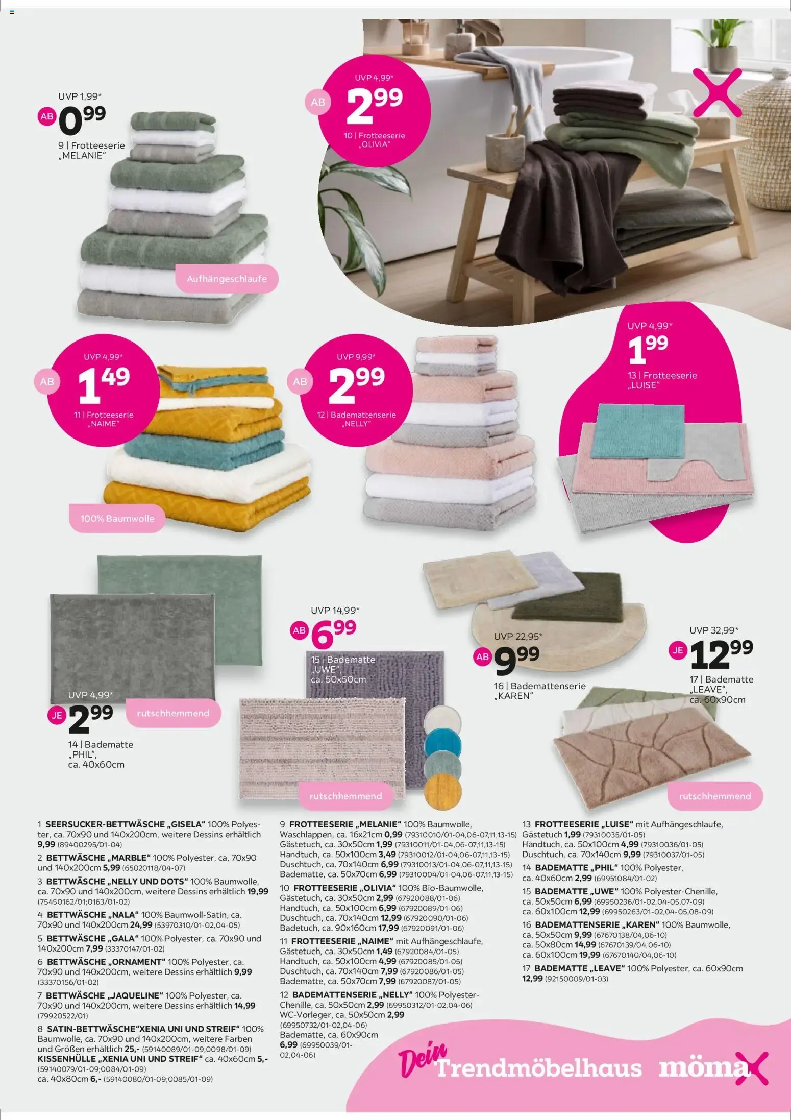 Mömax Prospekt: Pink Shopping Aktionen von 1. September bis 14. September 2026 - Flugblätt seite  5