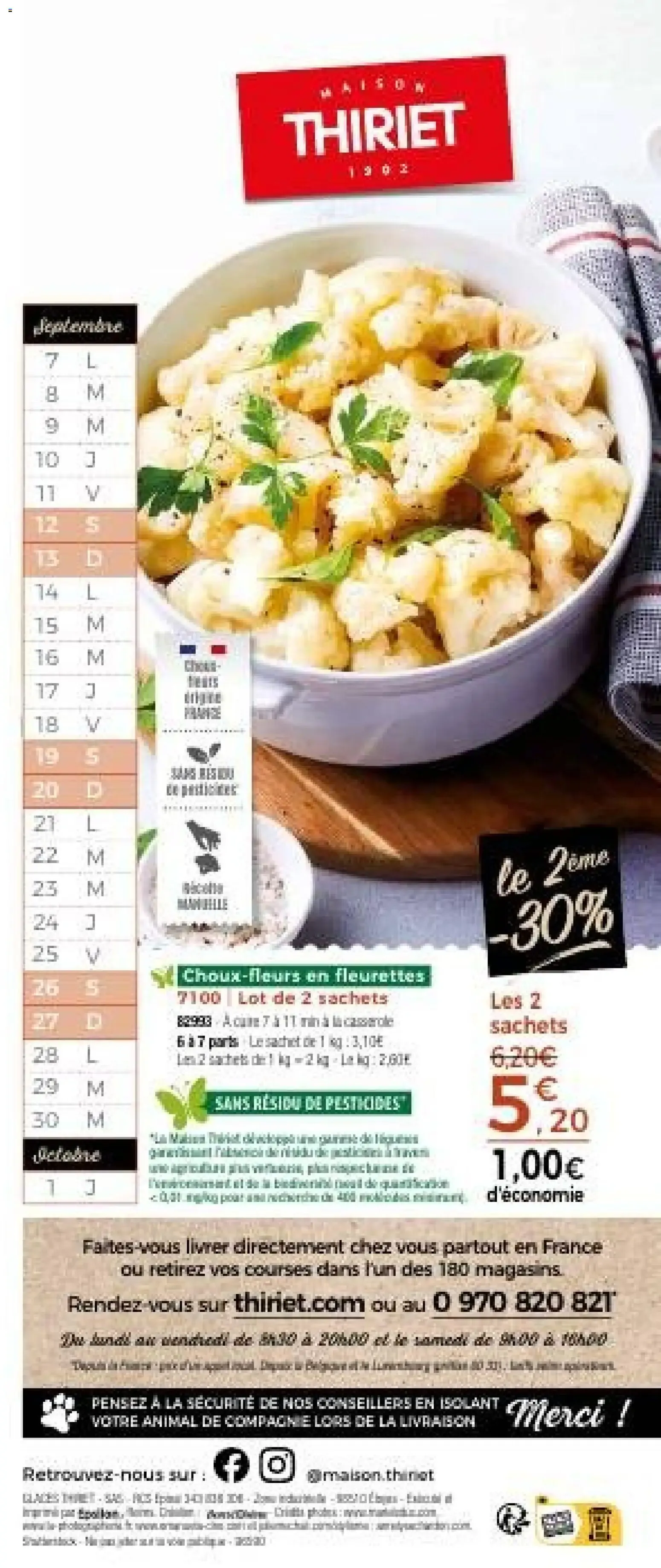 Thiriet - Catalogue Bons Plans du 7 septembre au 29 septembre 2026 - Catalogue page 20