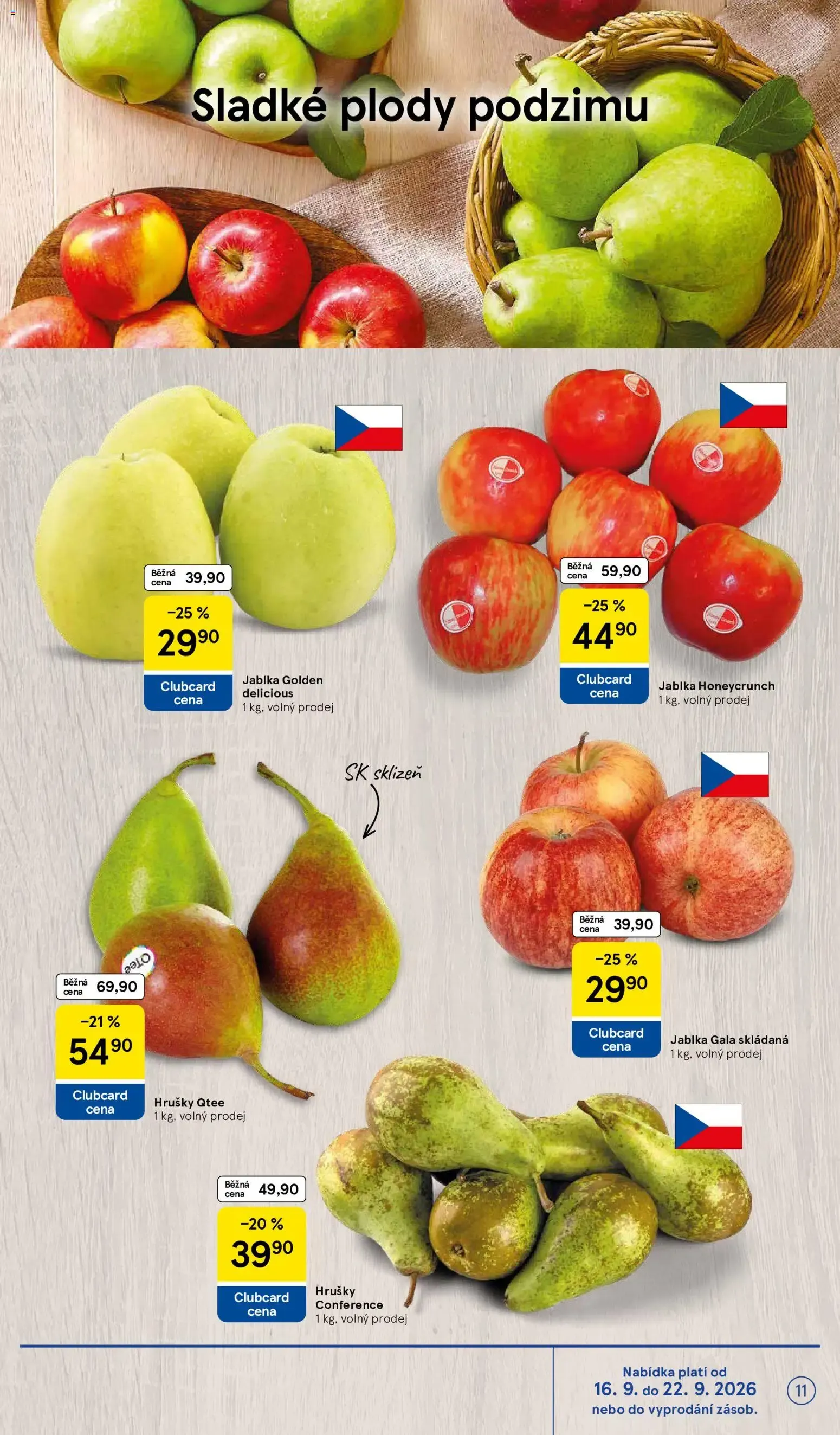 Tesco leták na tento + příští týden 16.09.2026 - 16. září 22. září 2026 - Page 11