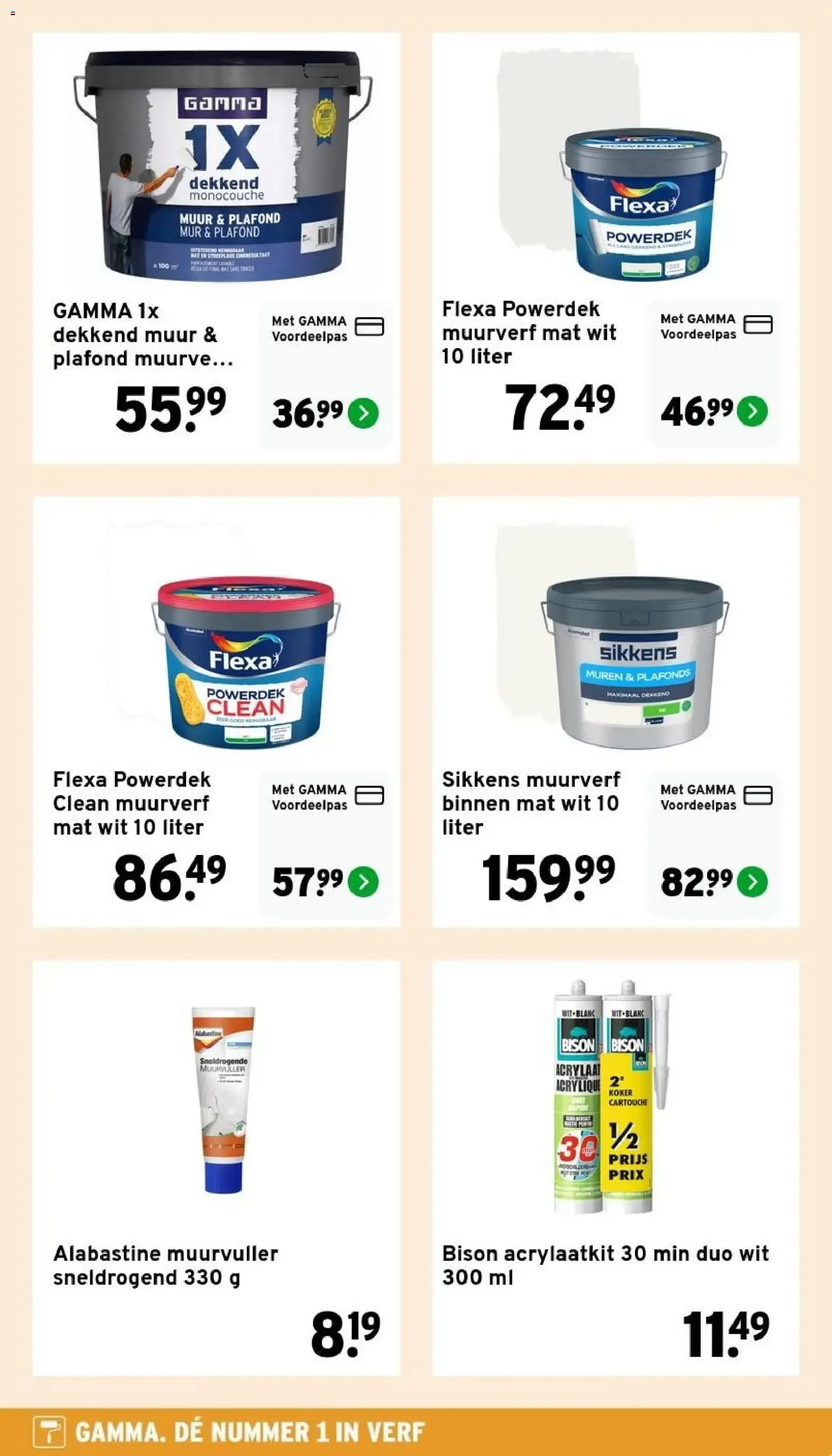 GAMMA: 50% KORTING op Flexa Strak in de Lak van 12 oktober tot 25 oktober 2026 - Folder pagina 3