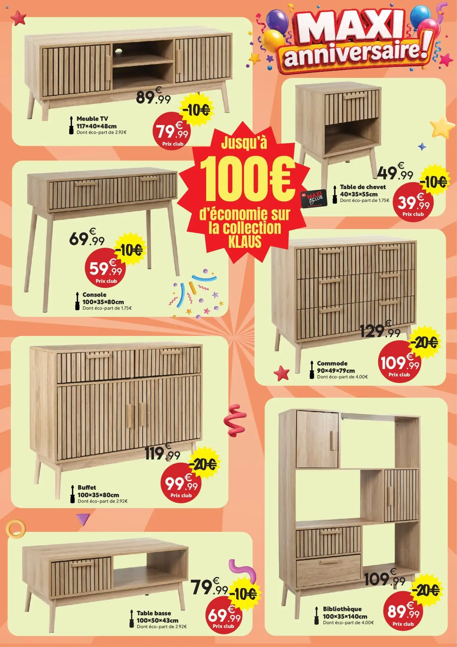 Maxi Bazar - Brochure anniversaire à partir du 02/09/2026 - promo en ligne du 2 septembre au 27 septembre 2026 - Catalogue page 3