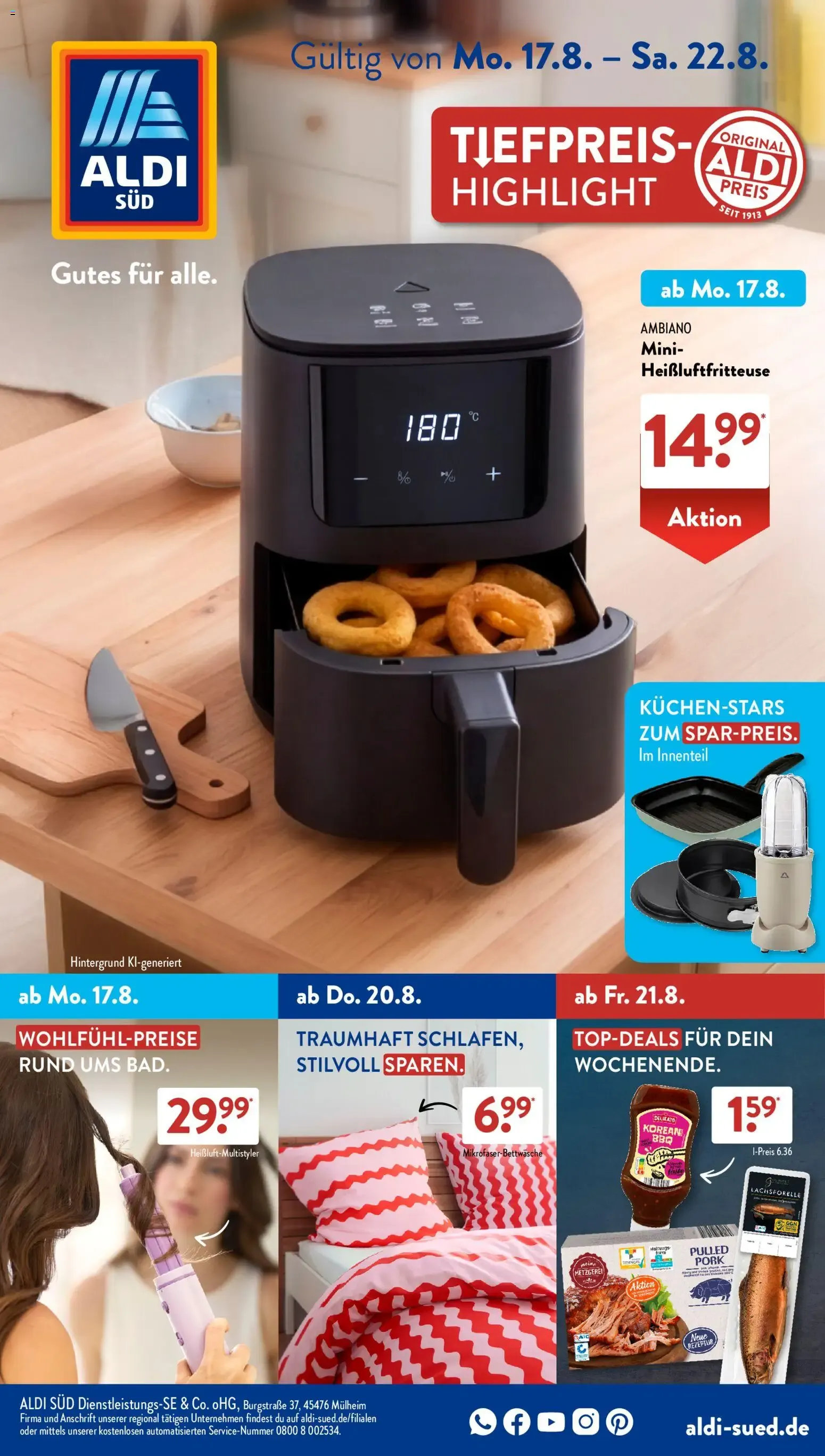 Aldi Süd Tiefpreis-Highlight Prospekt