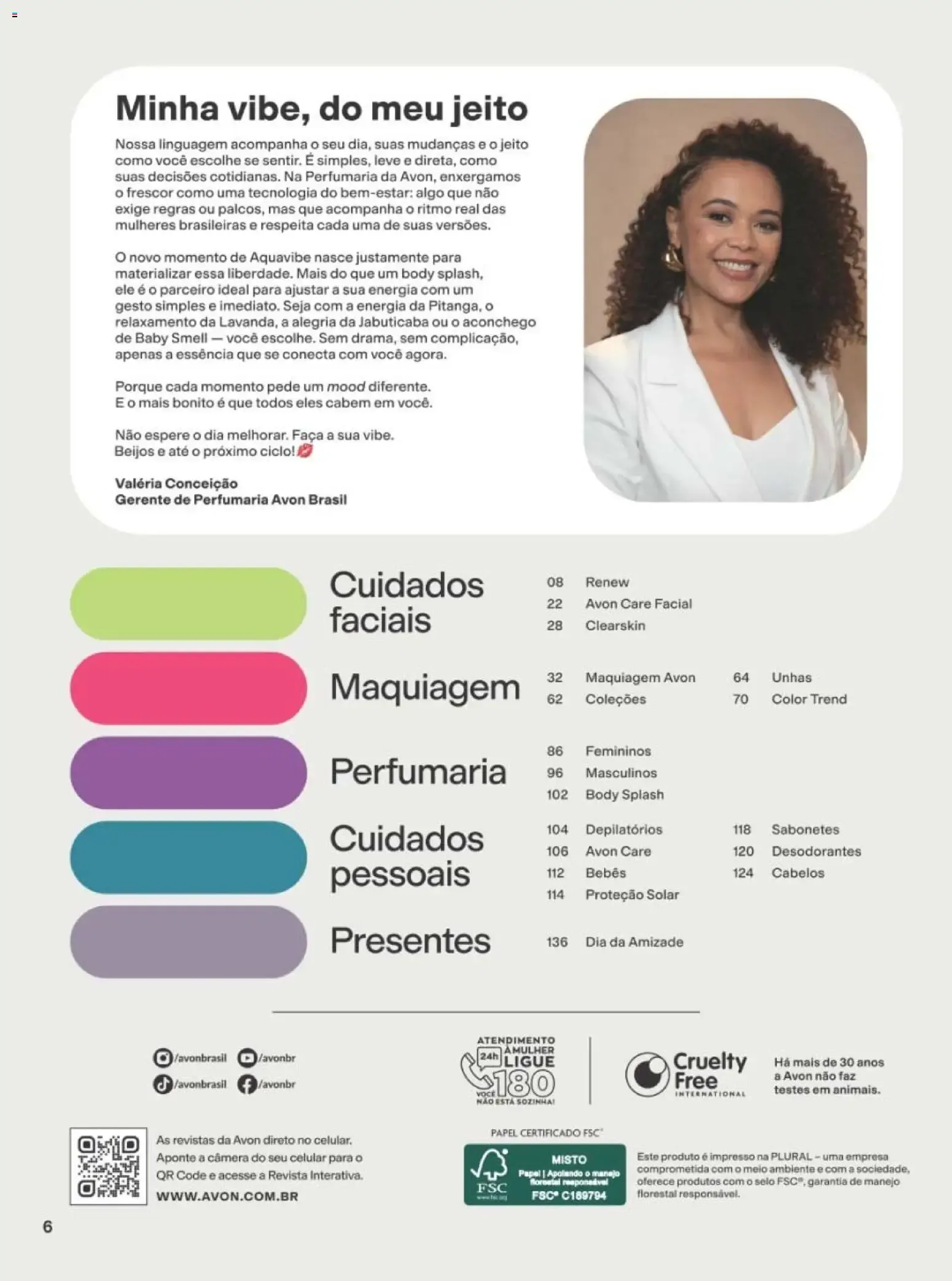Encarte de Revista Avon folheto - Campanha 13 de 10/08/2026 | Promoção Online 10 de agosto até 31 de agosto 2026 - Pagina 6