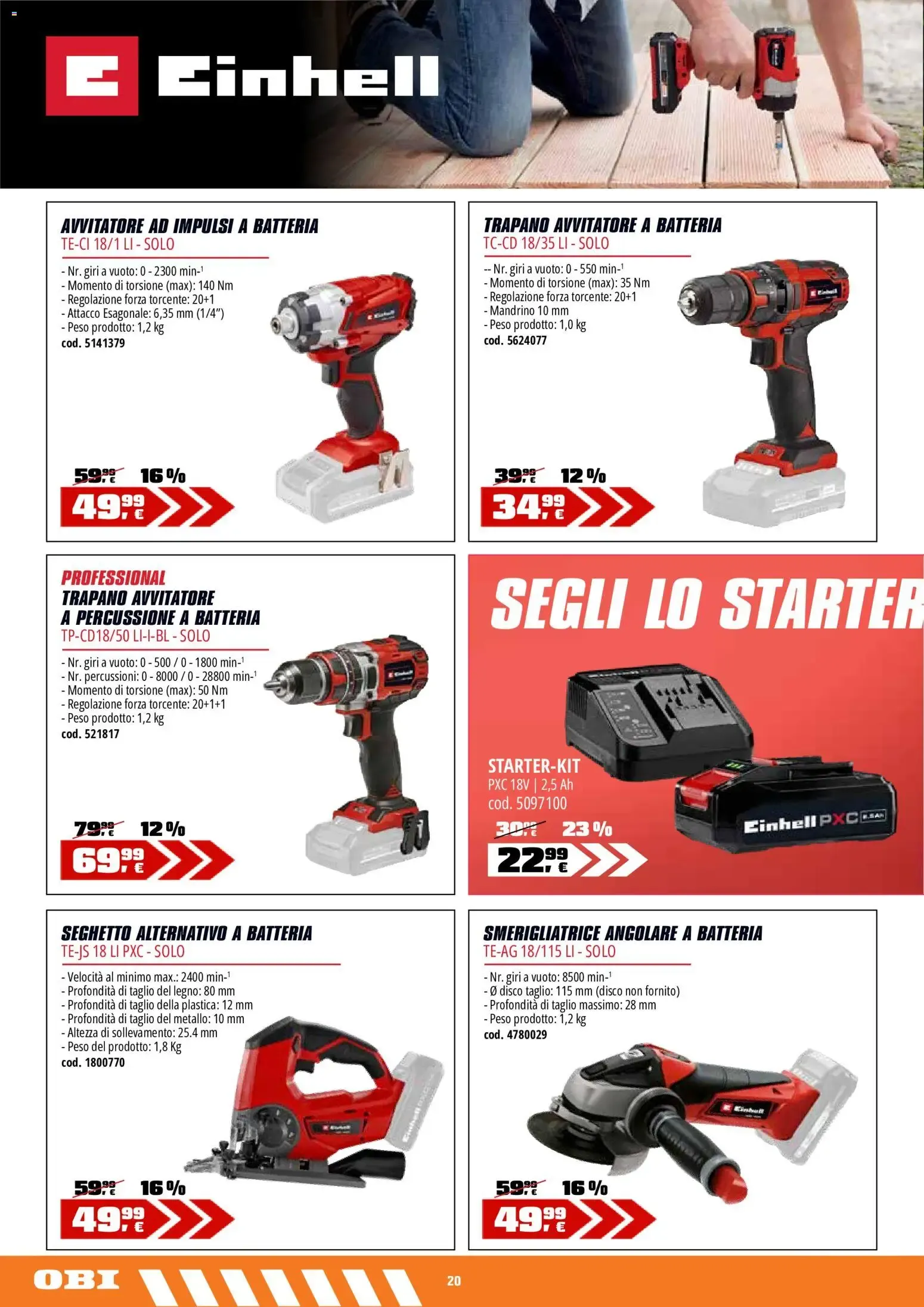 Nuovo OBI volantino dal 15/10/2026 > offerte anteprima 🛍️ da 15 ottobre a 8 novembre di 2026 - Pagina del volantino 20