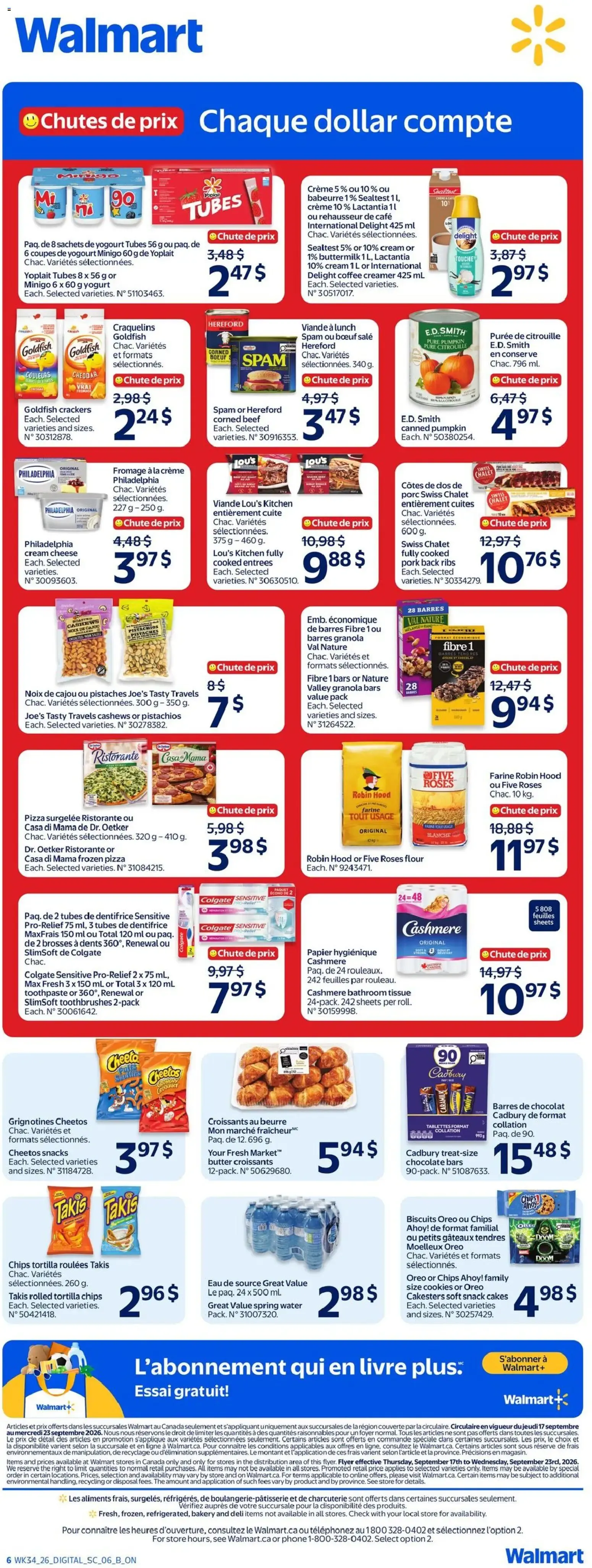 Walmart circulaire from Sep 17, 2026 > weekly specials & deals from September 17 to September 23 2026 - flyer page 2