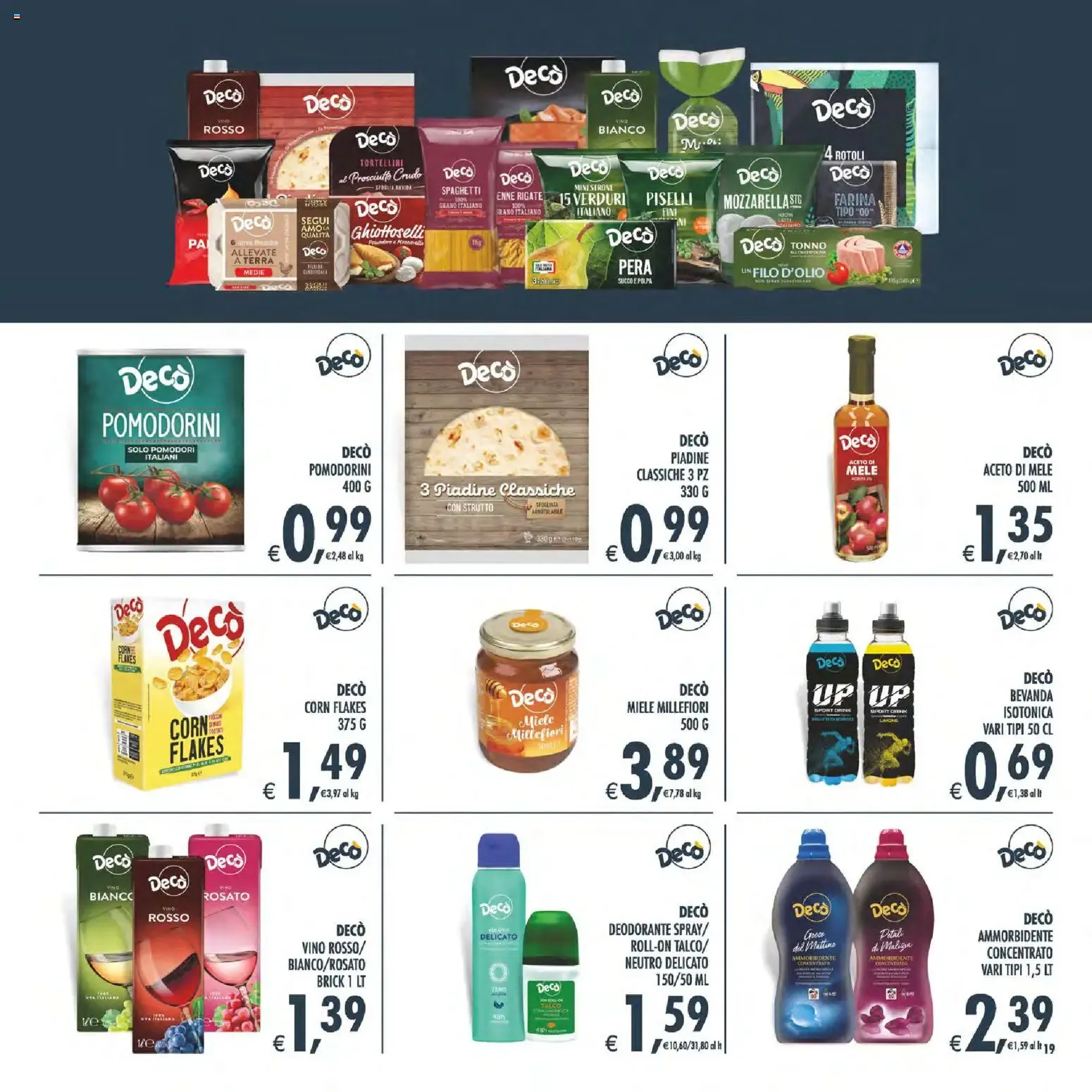 Nuovo Decò volantino Supermercati Favignana dal 10/07/2026 > offerte anteprima 🛍️ da 10 luglio a 20 luglio di 2026 - Pagina del volantino 19