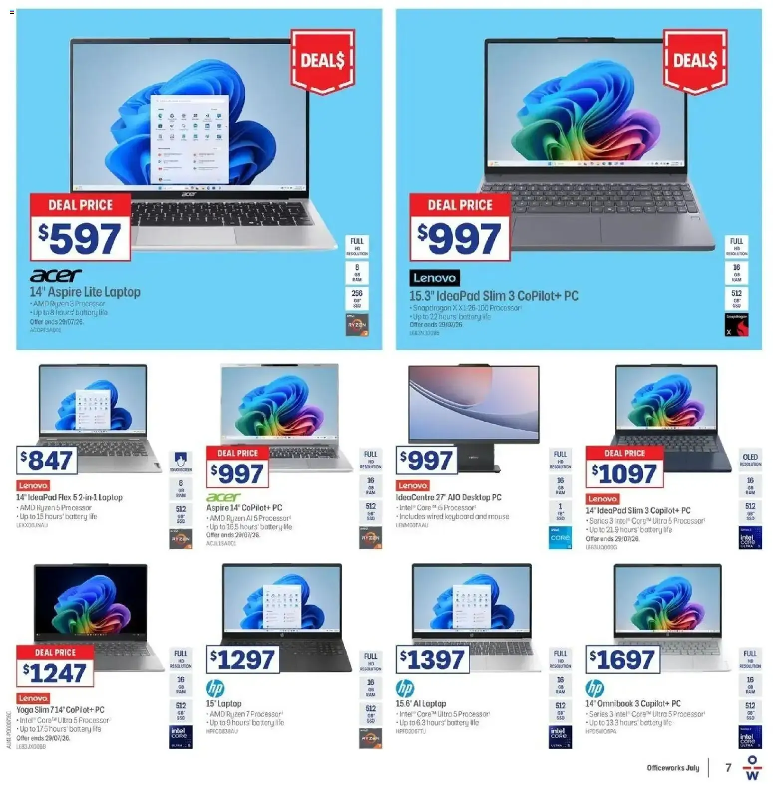 Officeworks Deals Catalogue - Catalogue valid from 13 July to 27 July 2026 - page 7