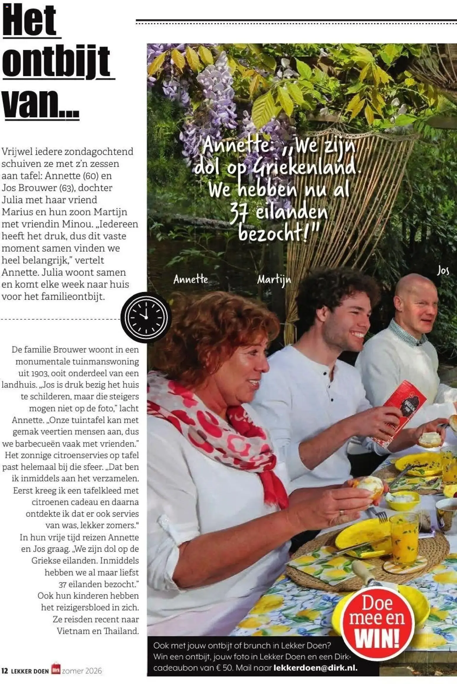 Lekker doen - Zomer 2026 van 24 juni tot 31 augustus 2026 - Folder pagina 12