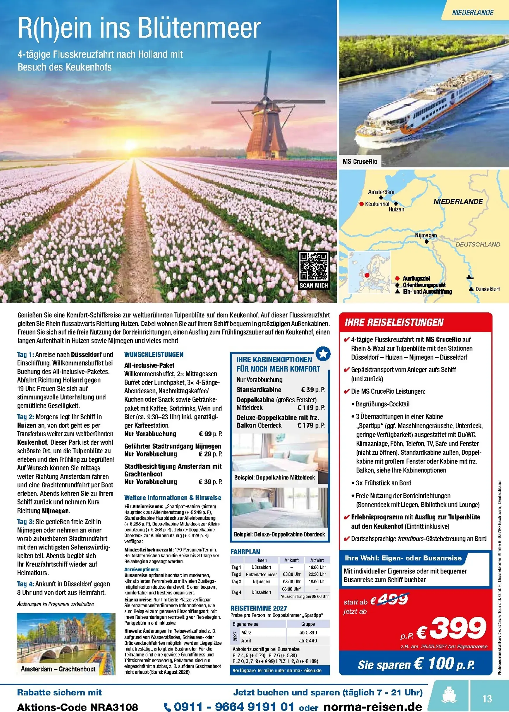 Norma - Reisen Prospekt – von Samstag 01.08.2026 bis Montag 31.08.2026 von 1. August bis 31. August 2026 - Prospekt seite 13