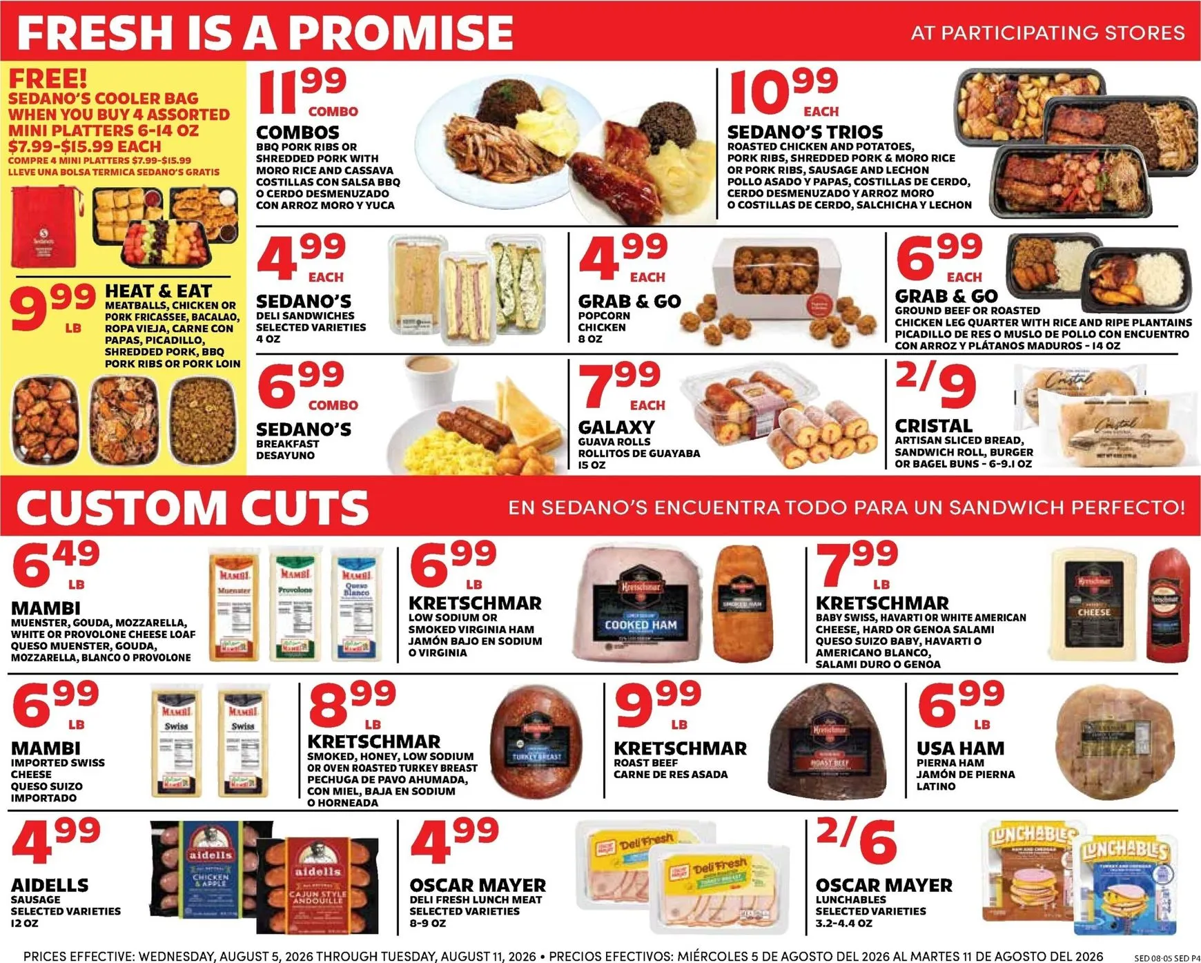Weekly ad Current Sedano's leaflet valid from Wednesday 08/05/2026 to Tuesday 08/11/2026 from August 5 to August 11 2026 - Page 4