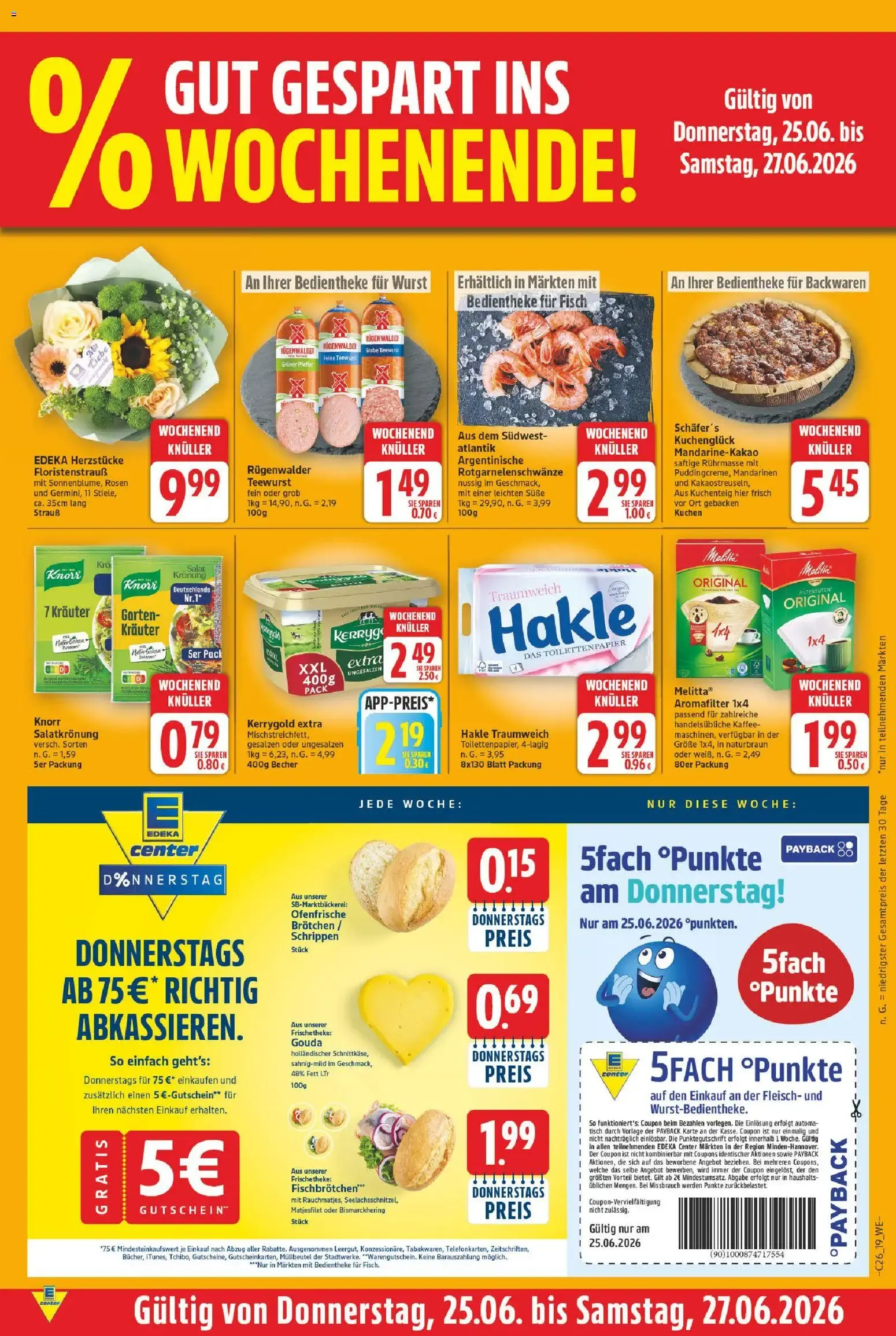 E center Prospekt (ab 22.06.2026) zum Blättern von 22. Juni bis 27. Juni 2026 - Prospekt seite 27