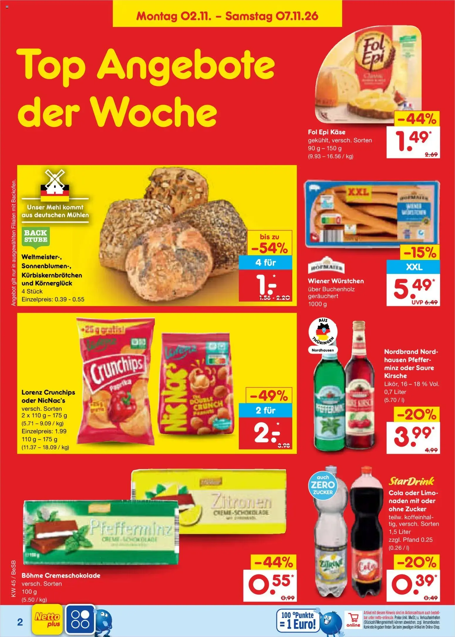 Netto Marken-Discount Prospekt (ab 02.11.2026) » Angebote von 2. November bis 7. November 2026 - Prospekt seite 2