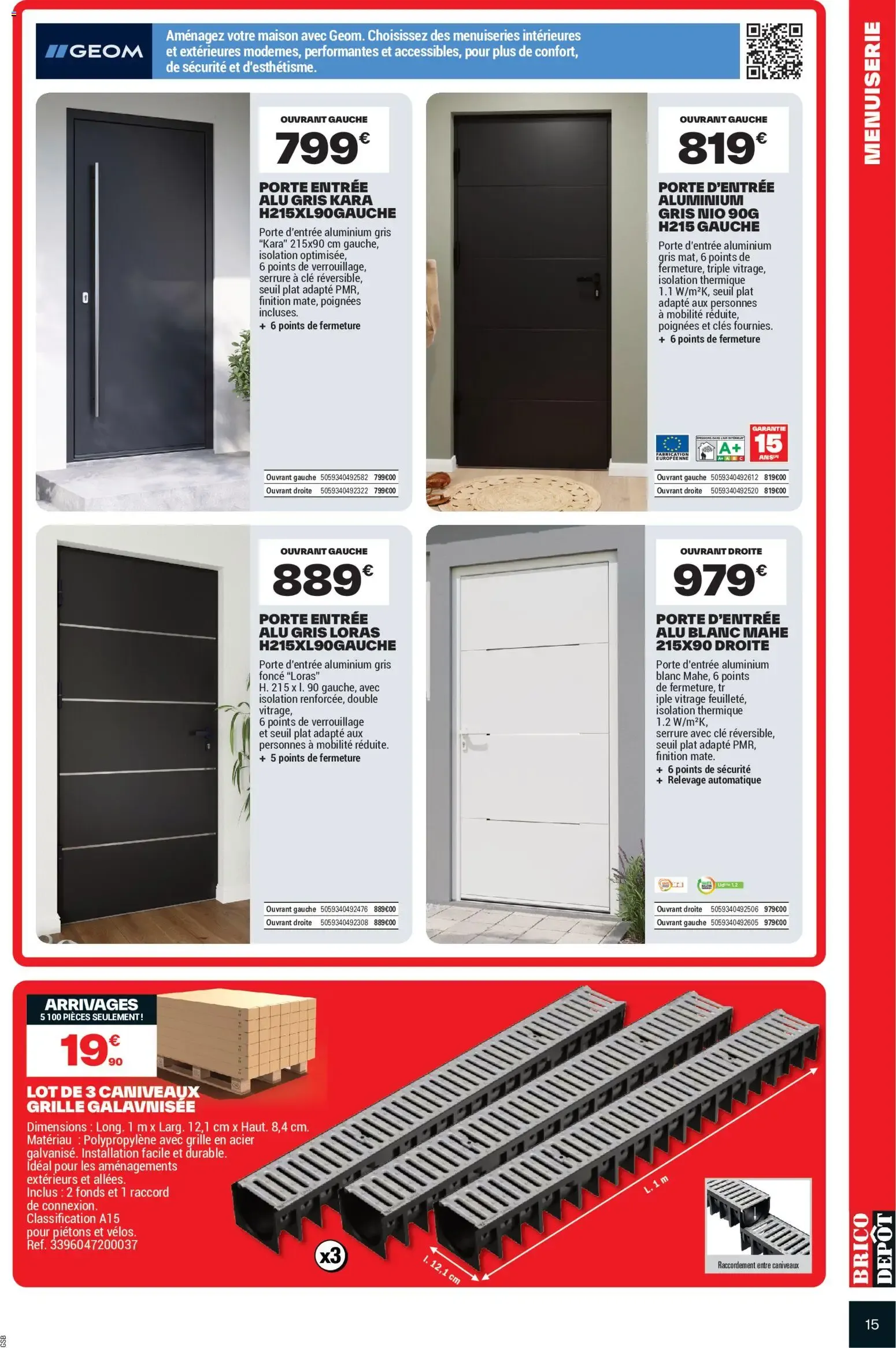 Prix Dépôt Spécial Chauffage Isolation du 9 octobre au 22 octobre 2026 - Catalogue page 15