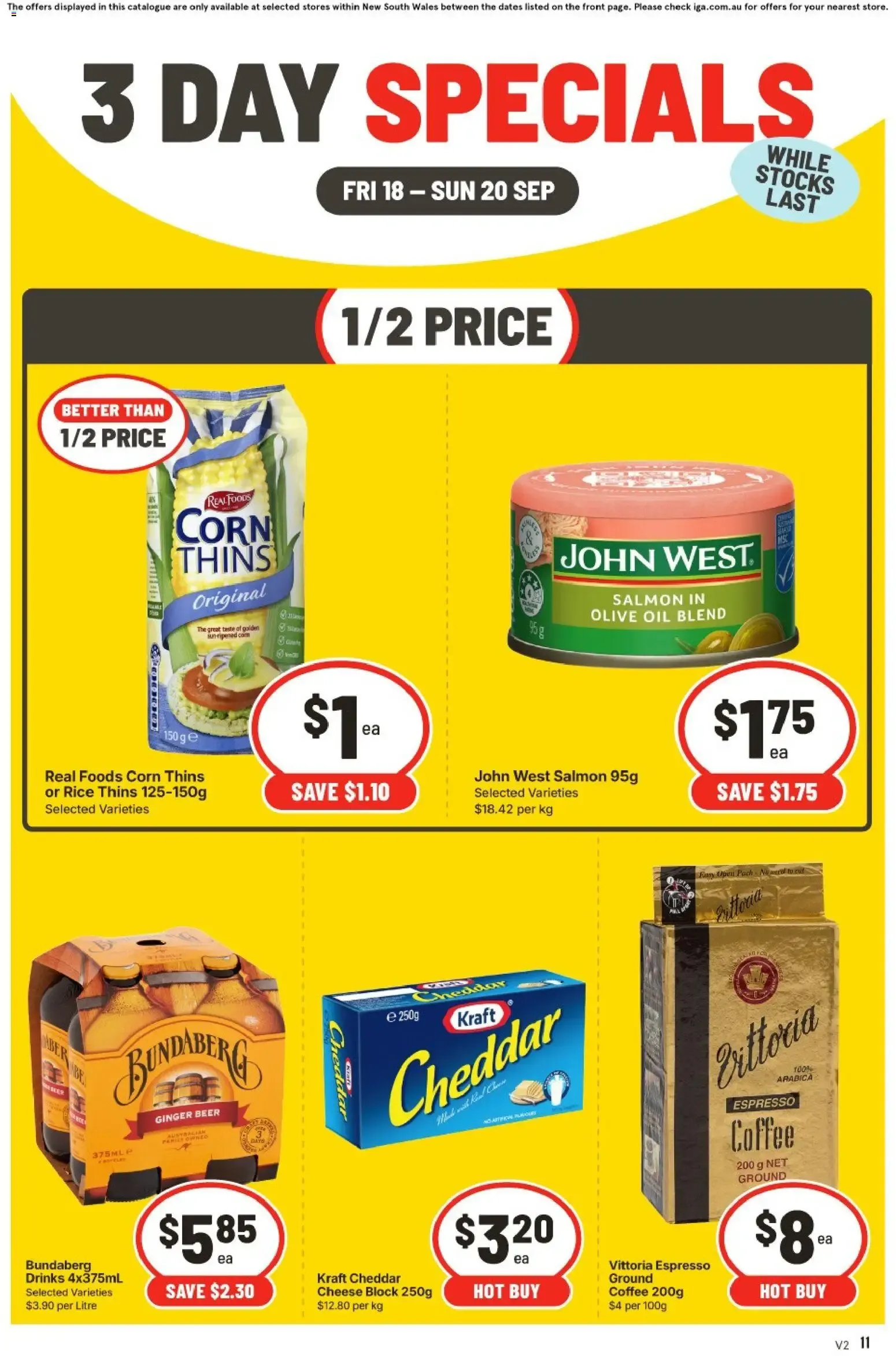 3 DAY SPECIALS - Catalogue valid from 18 September to 20 September 2026 - page 3