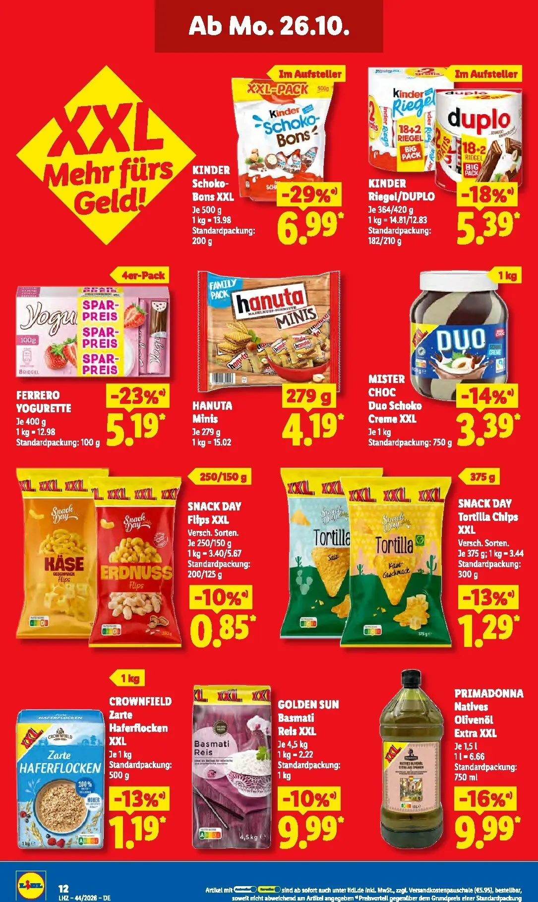 Lidl Prospekt nächste Woche – von Montag 26.10.2026 bis Samstag 31.10.2026 von 26. Oktober bis 31. Oktober 2026 - Prospekt seite 25