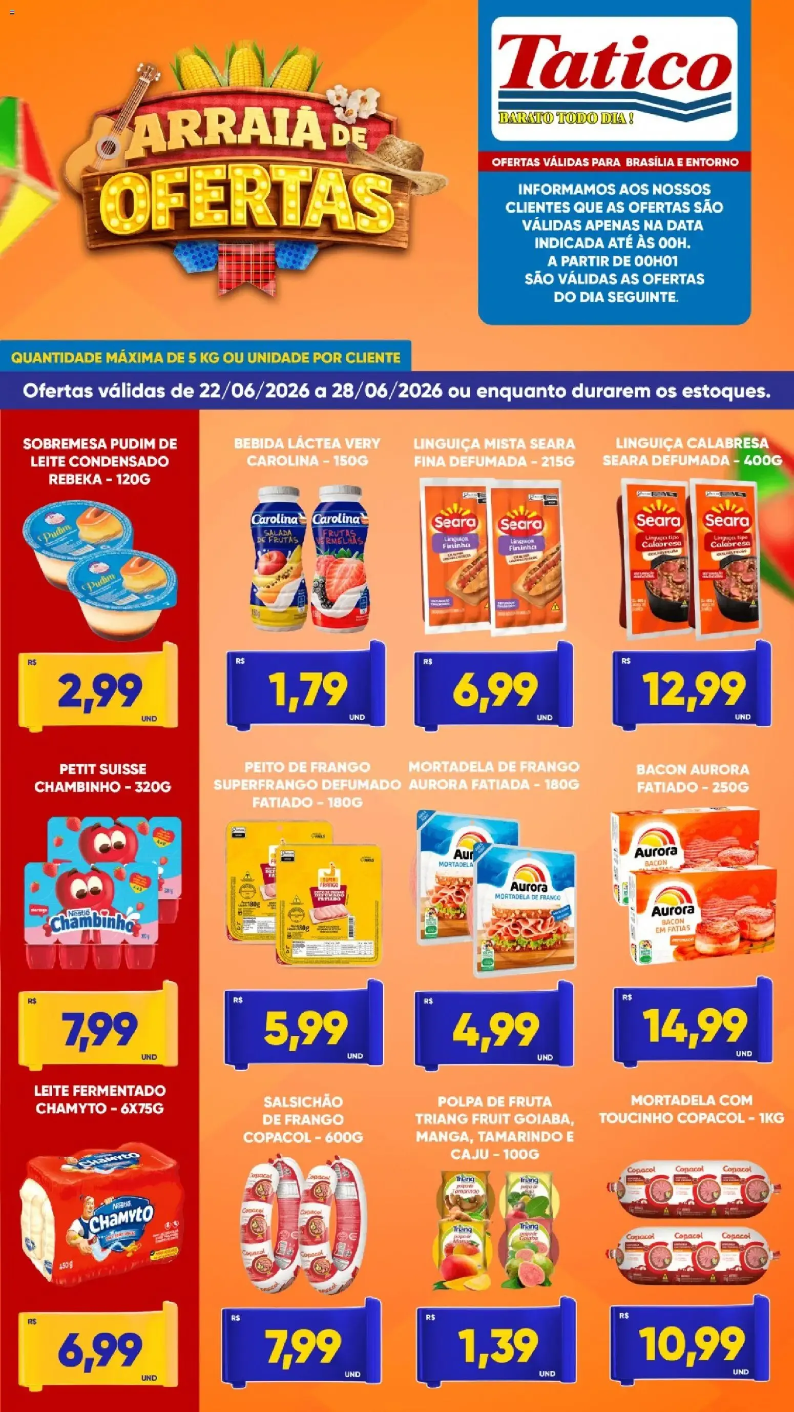 Encarte de Tatico - Arraia de Ofertas 22 de junho até 28 de junho 2026 - Pagina 2