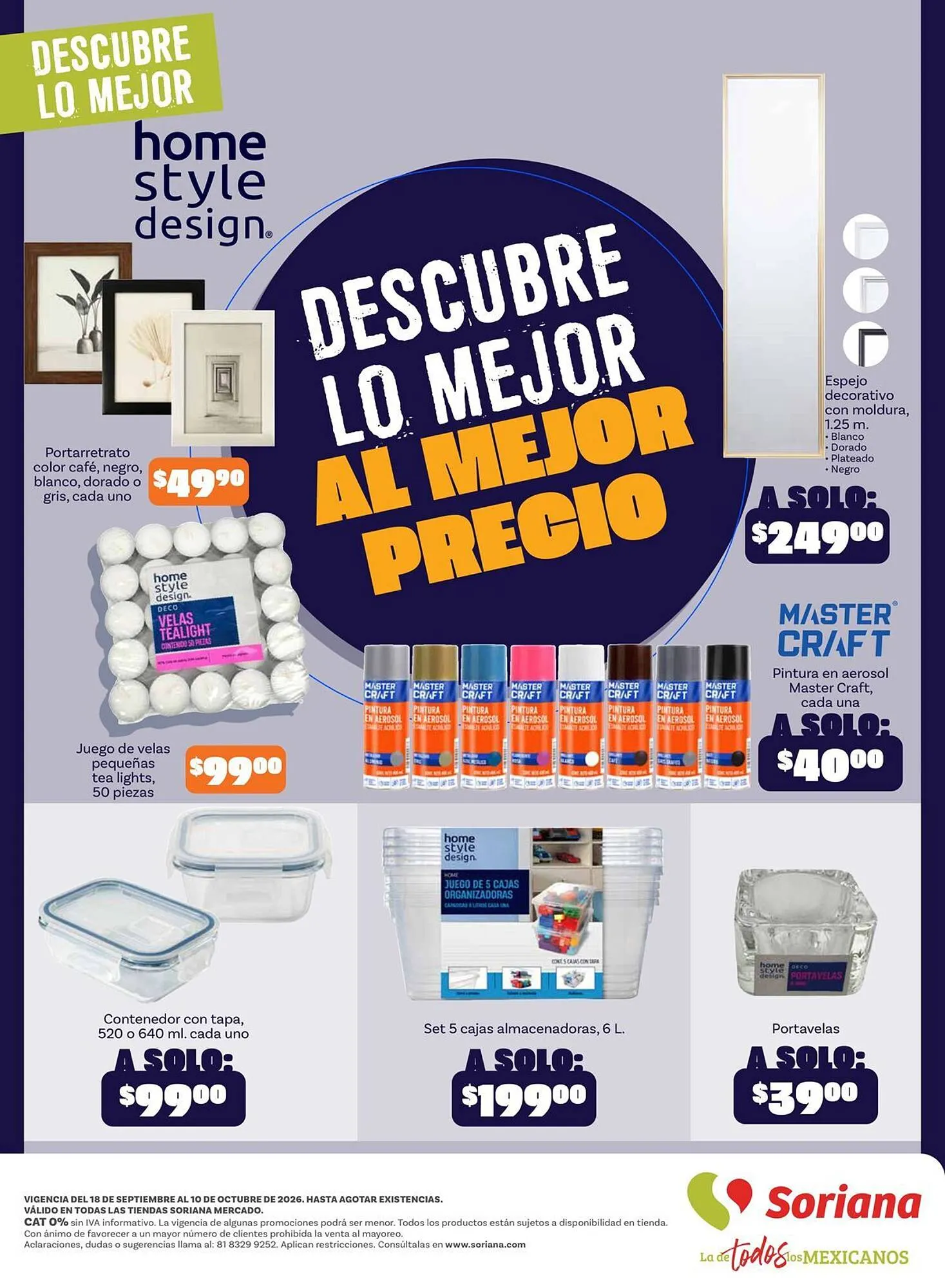 Catálogo de Folleto Soriana Mercado 1 de octubre al 11 de octubre 2026 - Pagina 20