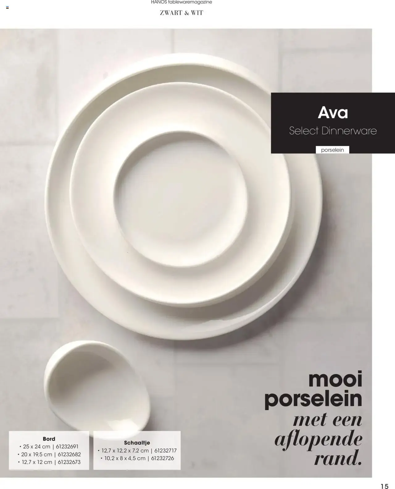 Hét TABLEWARE magazine voor de horeca van 1 september tot 31 december 2026 - Folder pagina 15